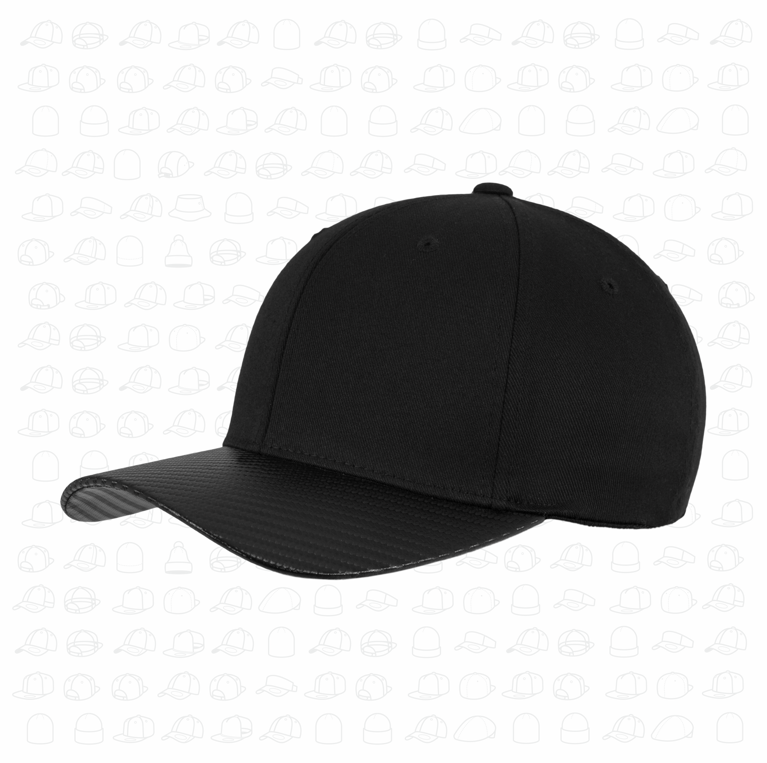 Flexfit fitted Carbon cap