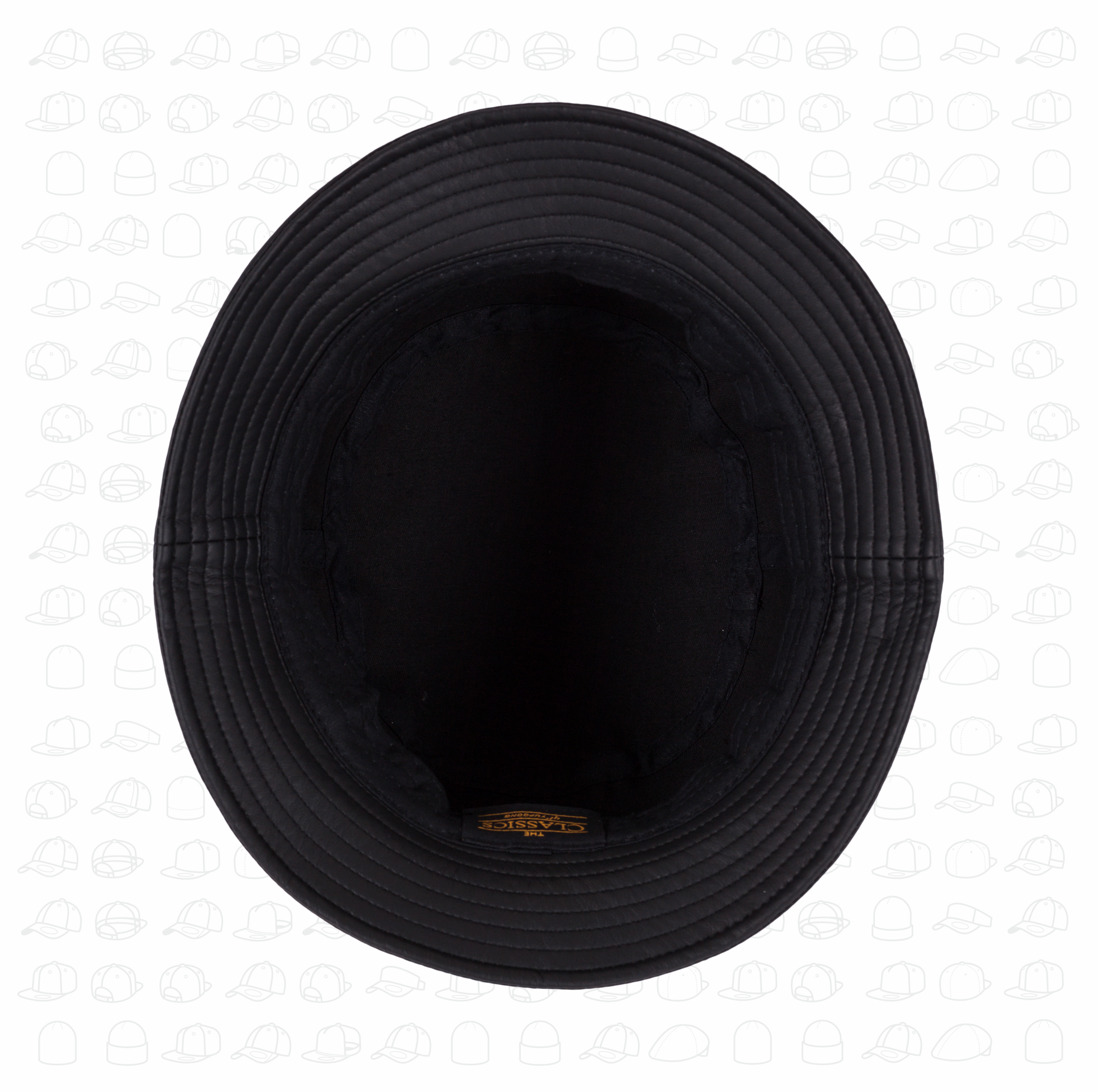 Yupoong Flexfit Leather Bucket hat by London Snapbacks.png