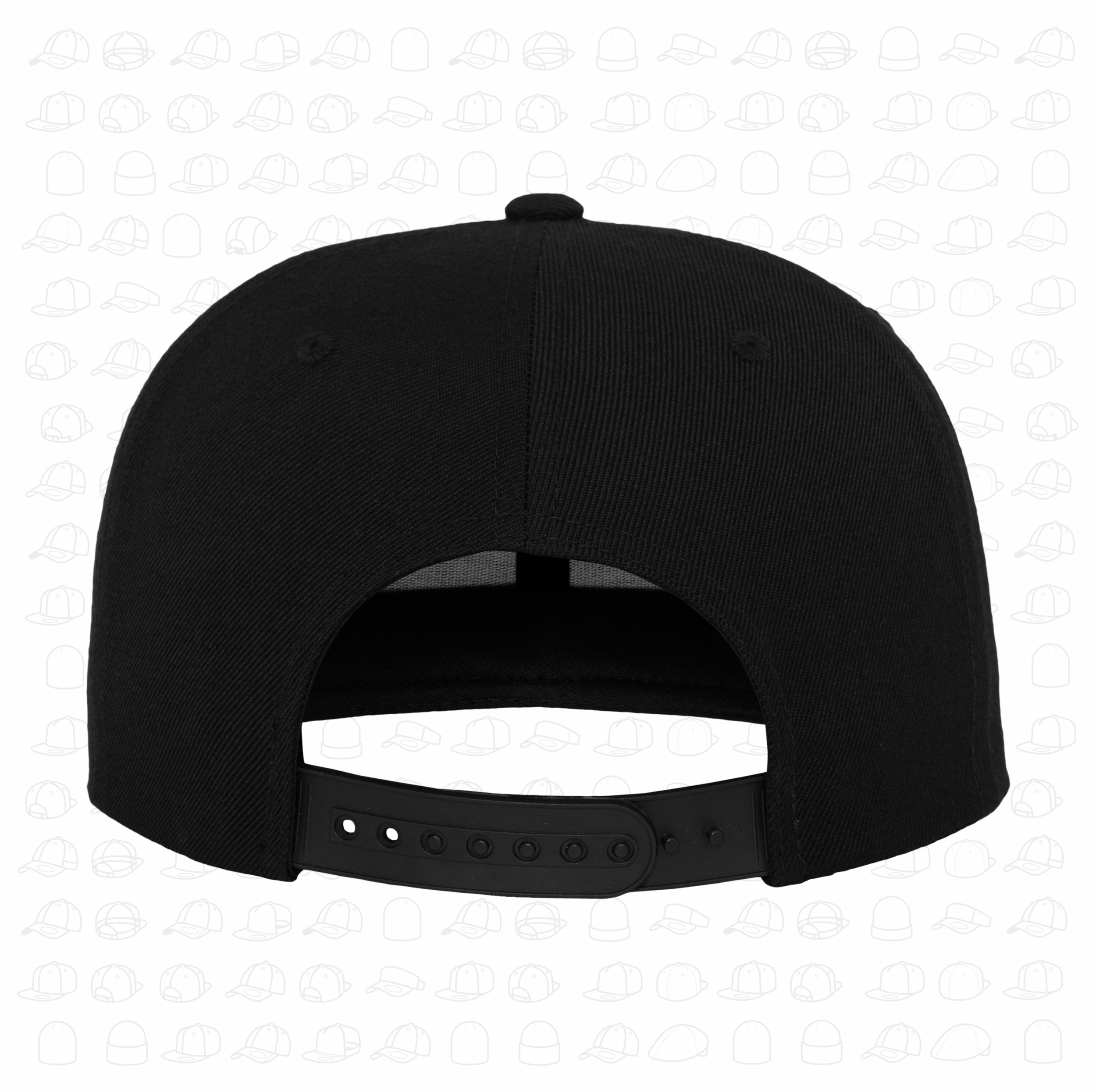 Yupoong Flexfit Leather visor Snapback by London Snapbacks.png