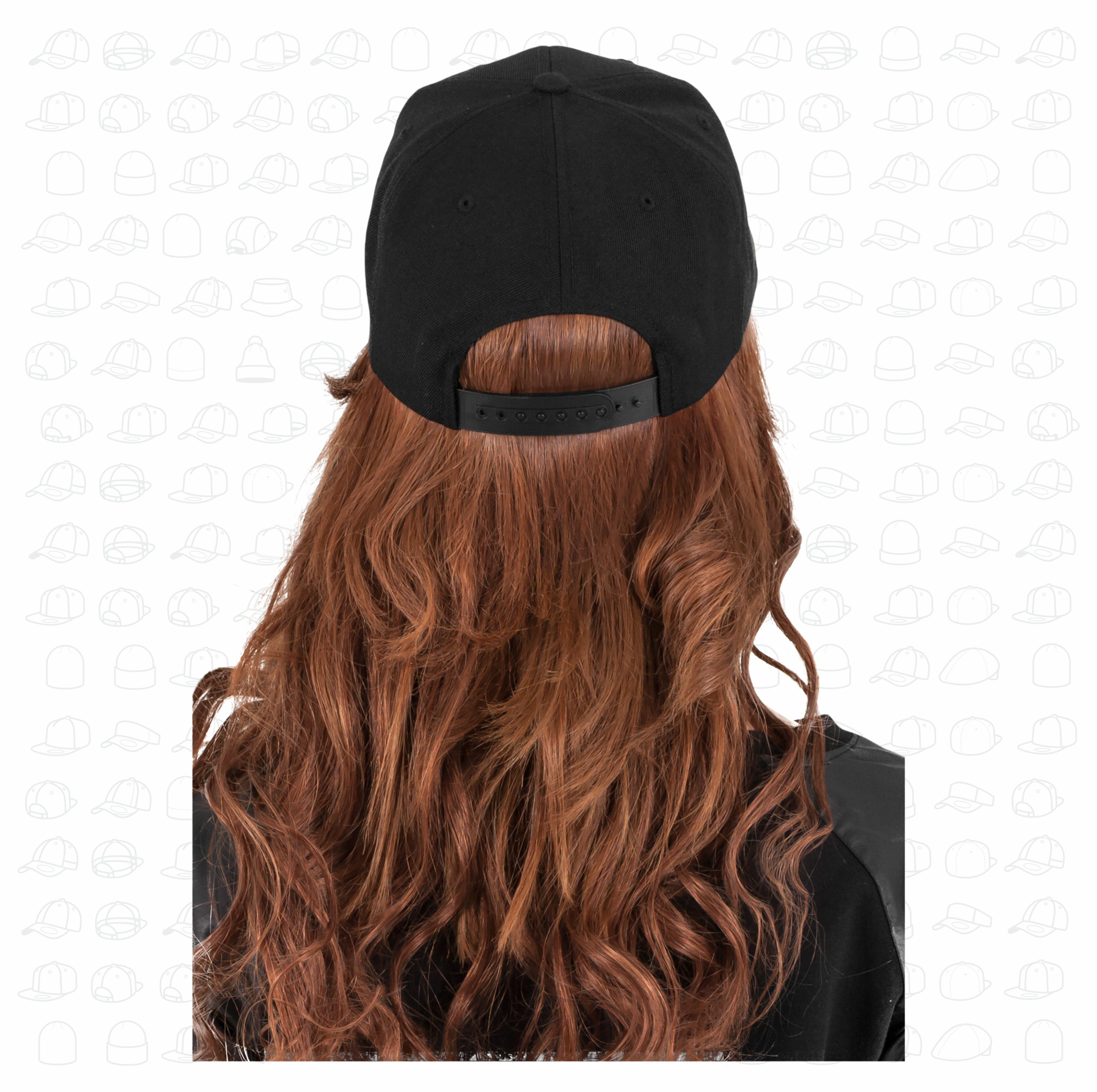 Yupoong Flexfit Leather visor Snapback by London Snapbacks.png