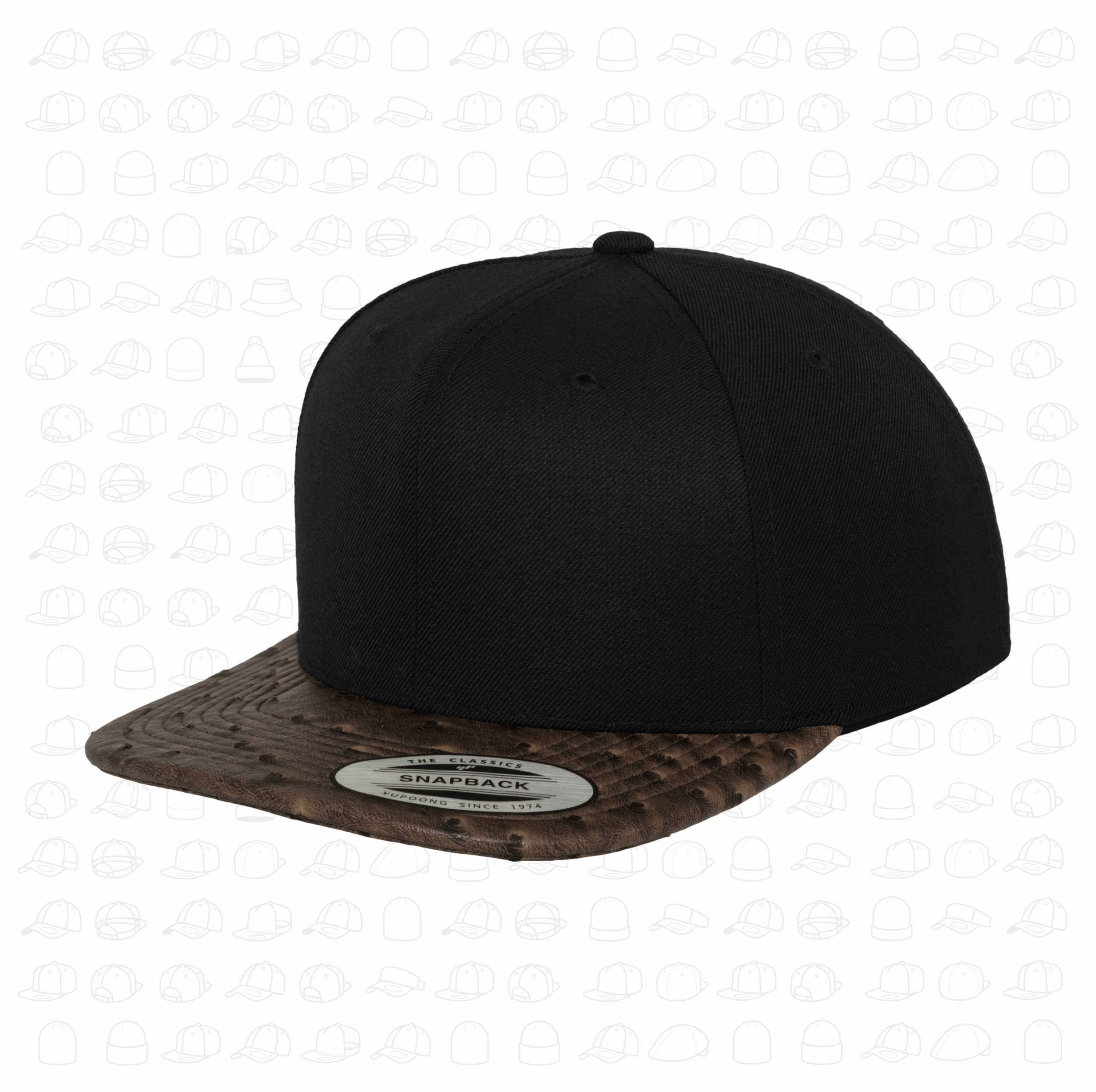 Yupoong Leather Snapback