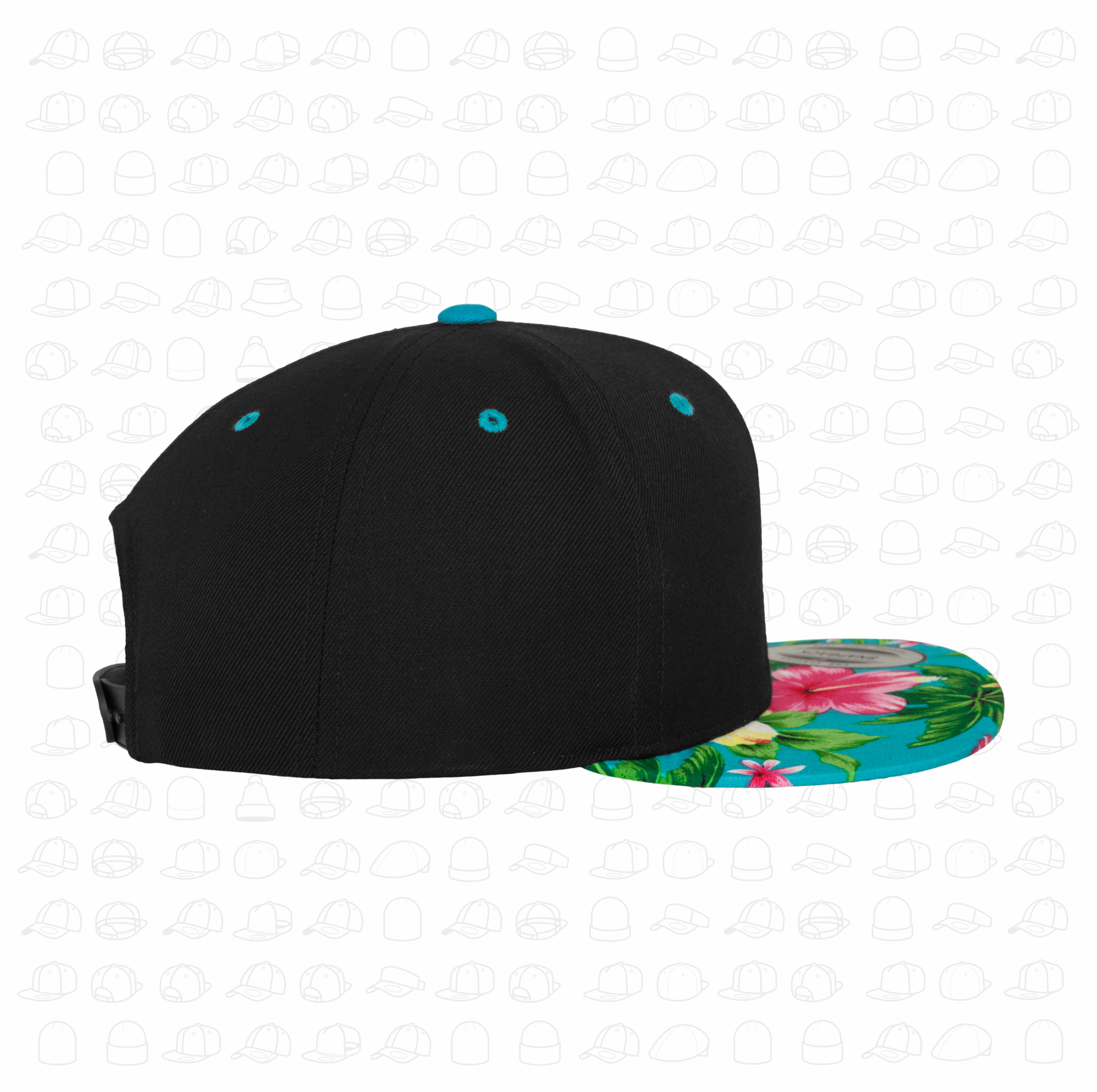 Yupoong Flexfit Hawaiian Snapback by London Snapbacks.png
