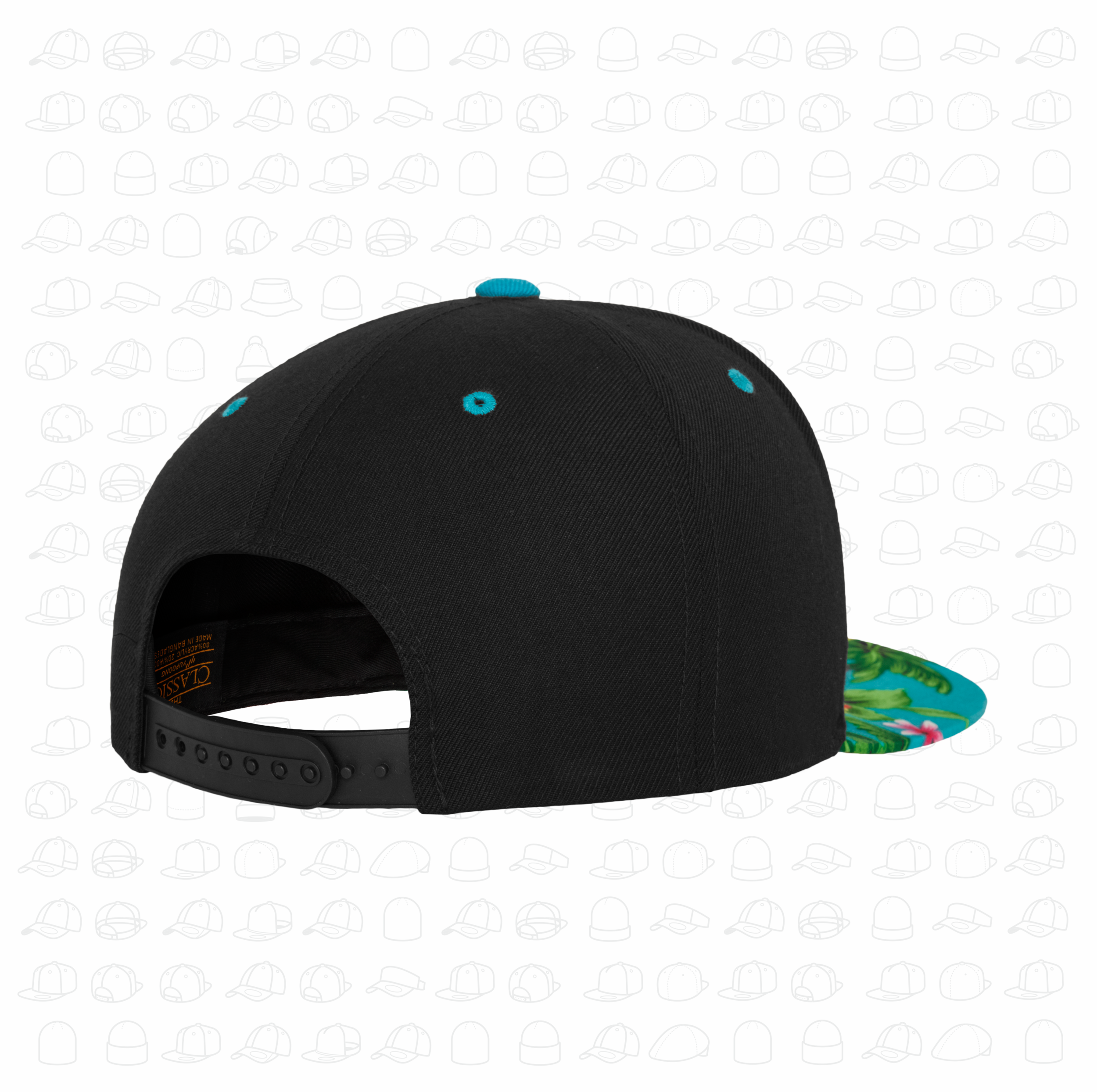 Yupoong Flexfit Hawaiian Snapback by London Snapbacks.png