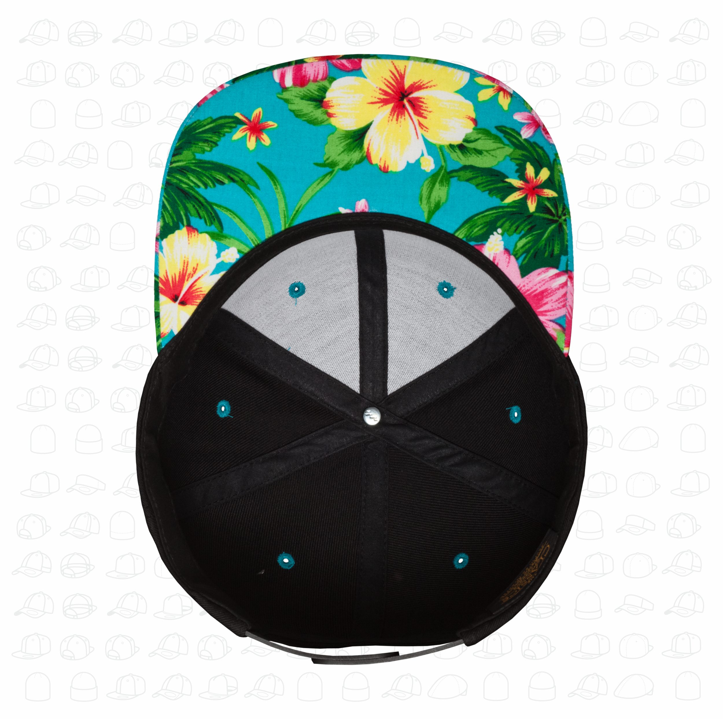 Yupoong Flexfit Hawaiian Snapback by London Snapbacks.png