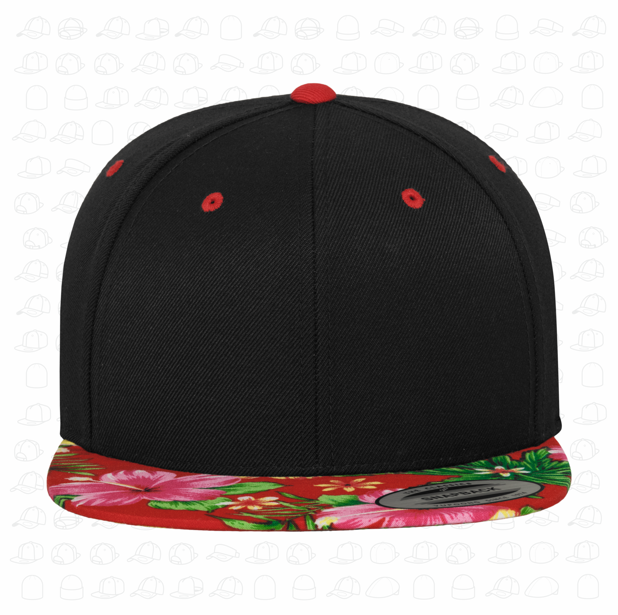 Yupoong Flexfit Hawaiian Snapback by London Snapbacks.png