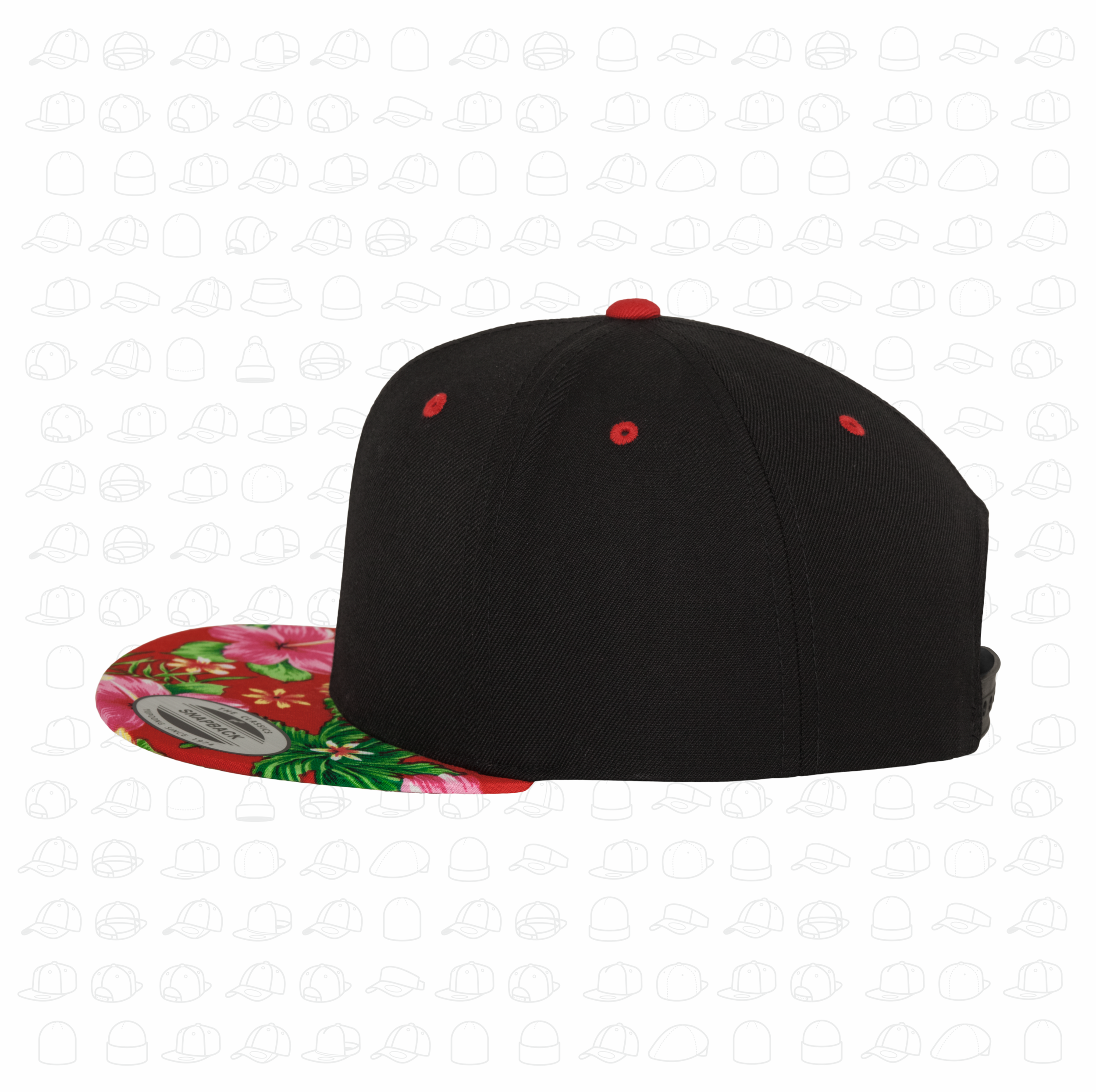 Yupoong Flexfit Hawaiian Snapback by London Snapbacks.png