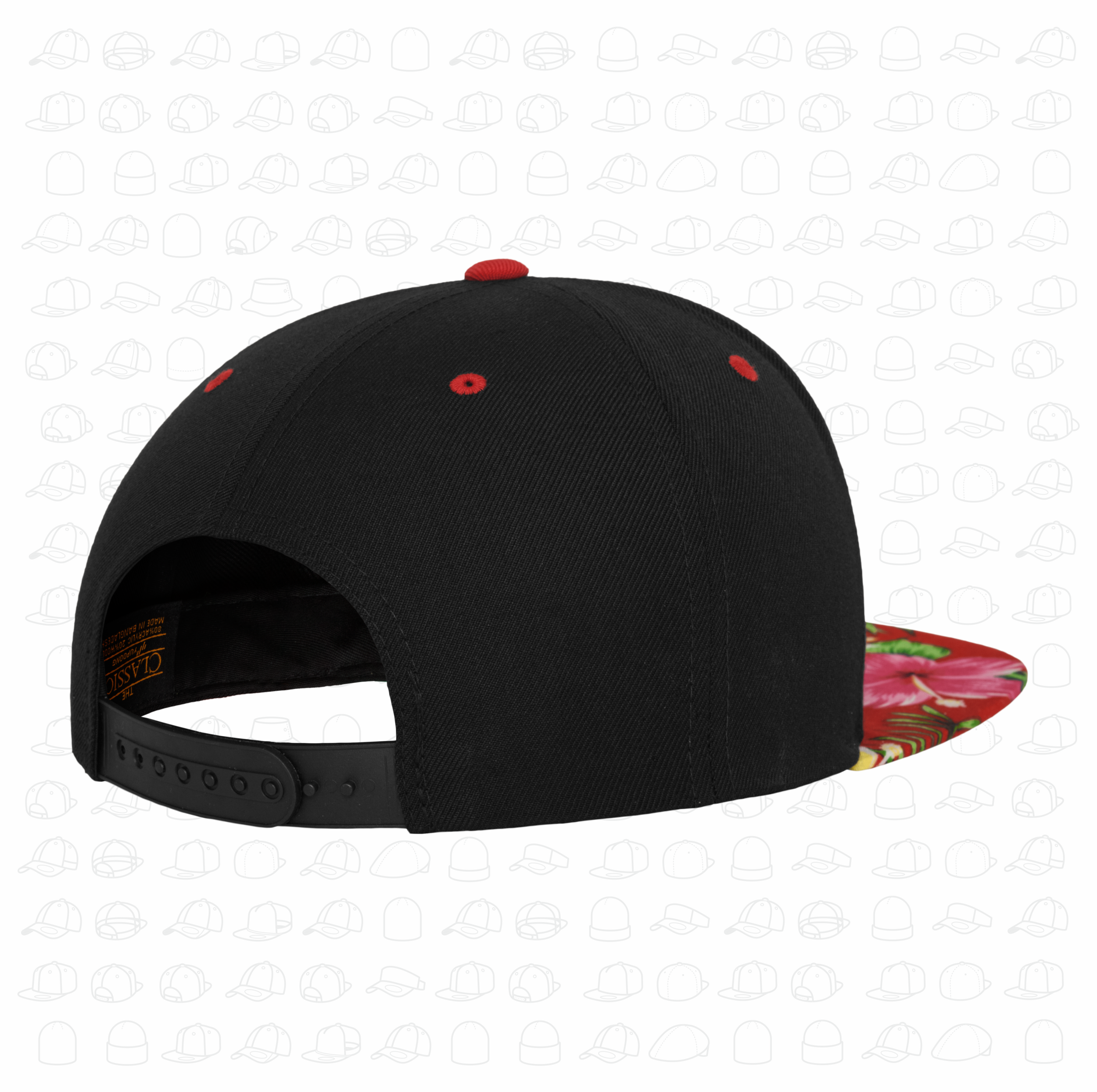 Yupoong Flexfit Hawaiian Snapback by London Snapbacks.png