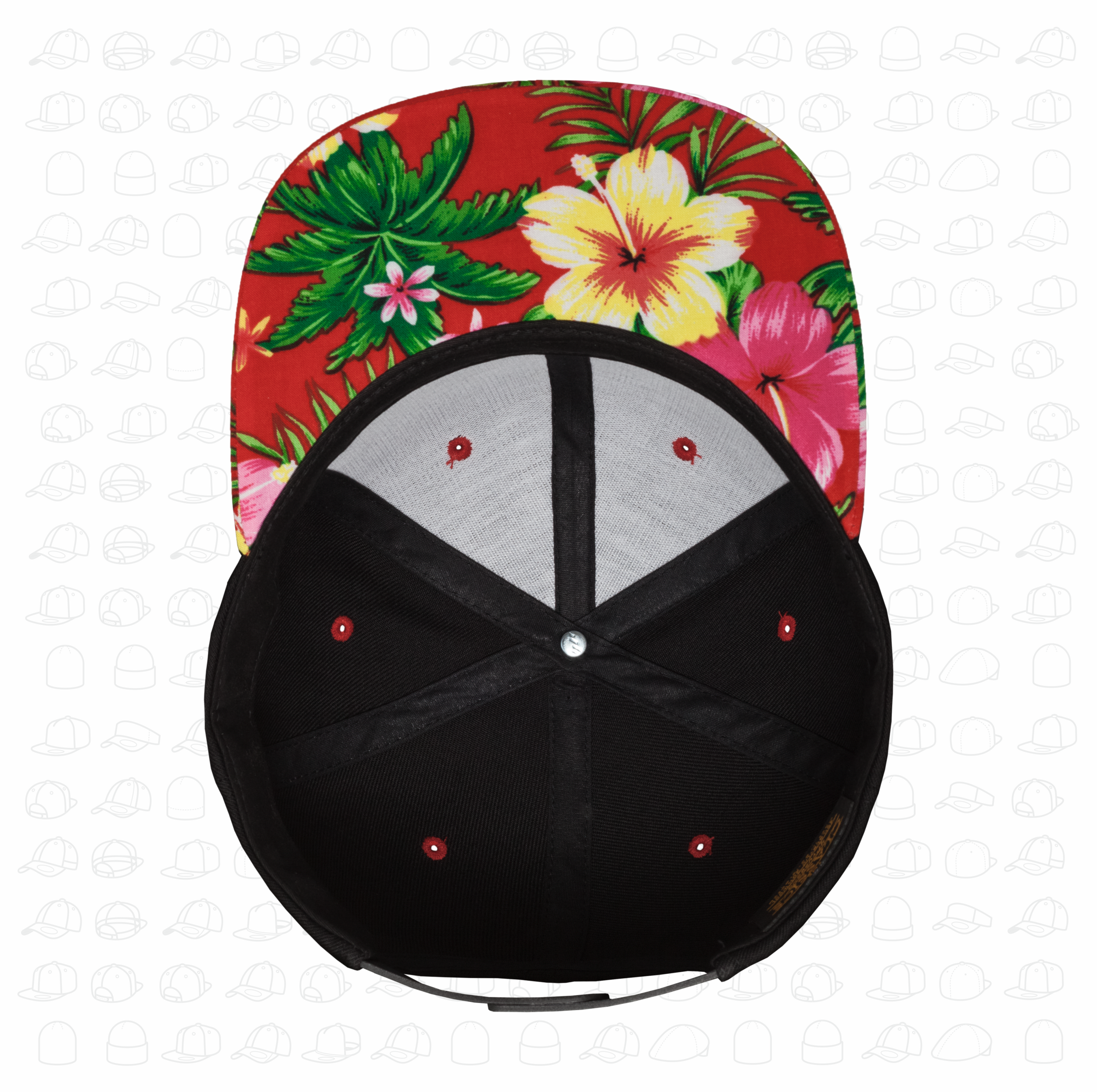 Yupoong Flexfit Hawaiian Snapback by London Snapbacks.png