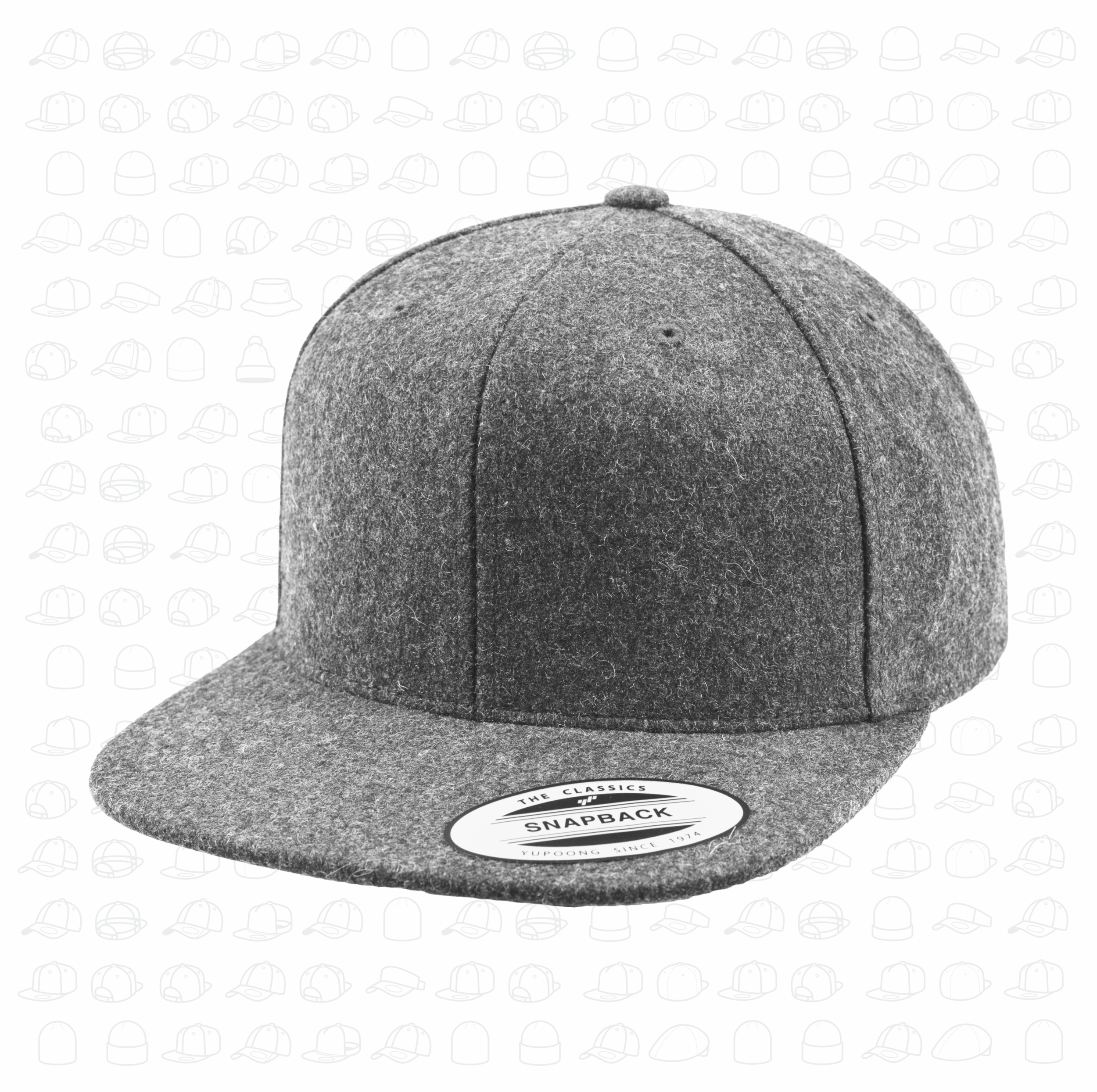 Melton Wool Snapback - 5 Colours