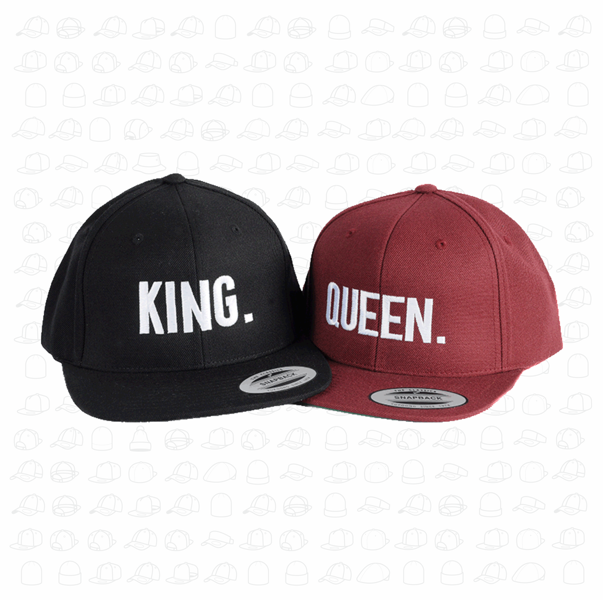 King. Queen. Snapback Collection