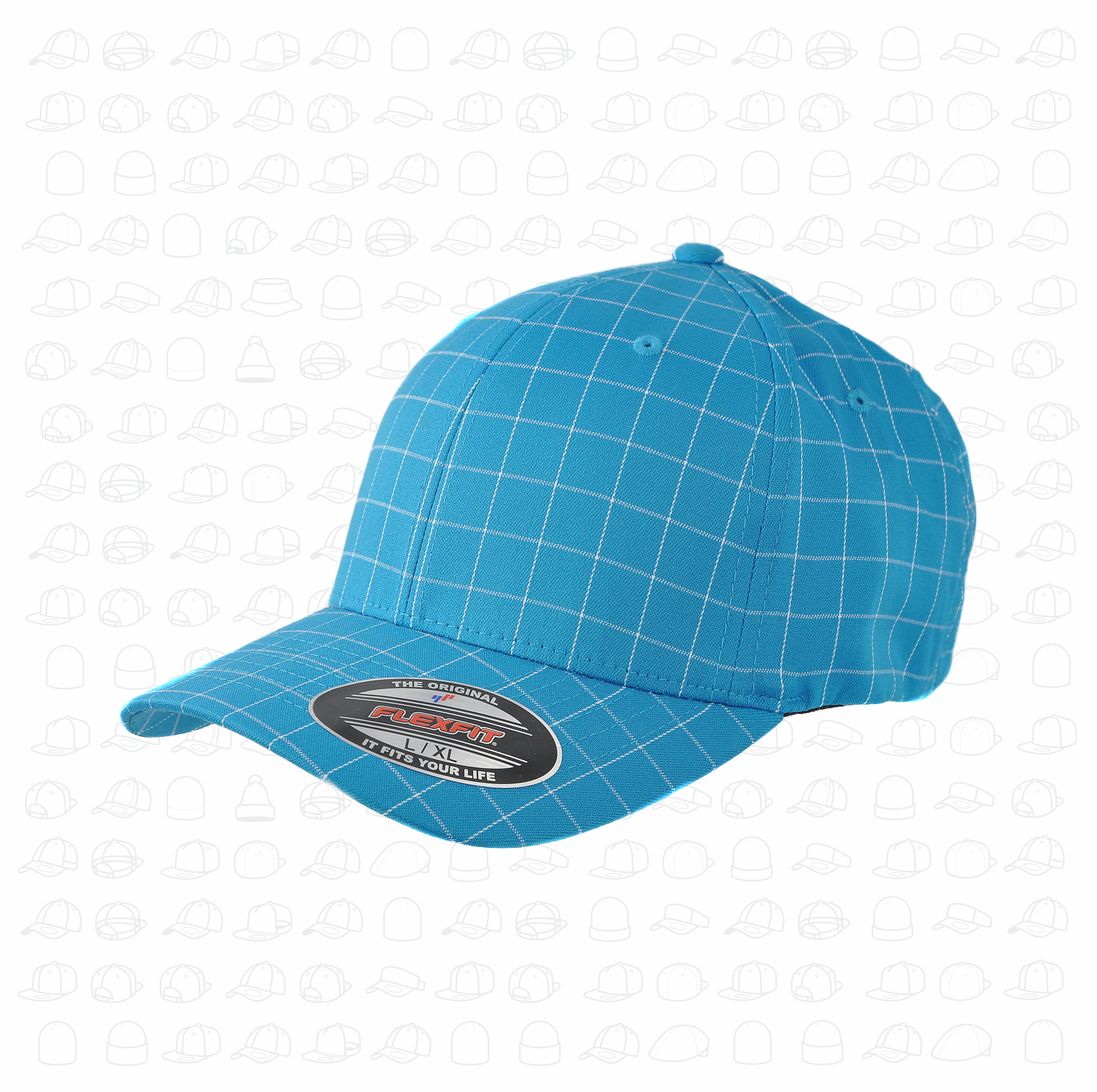 Flexfit Square Check Cap