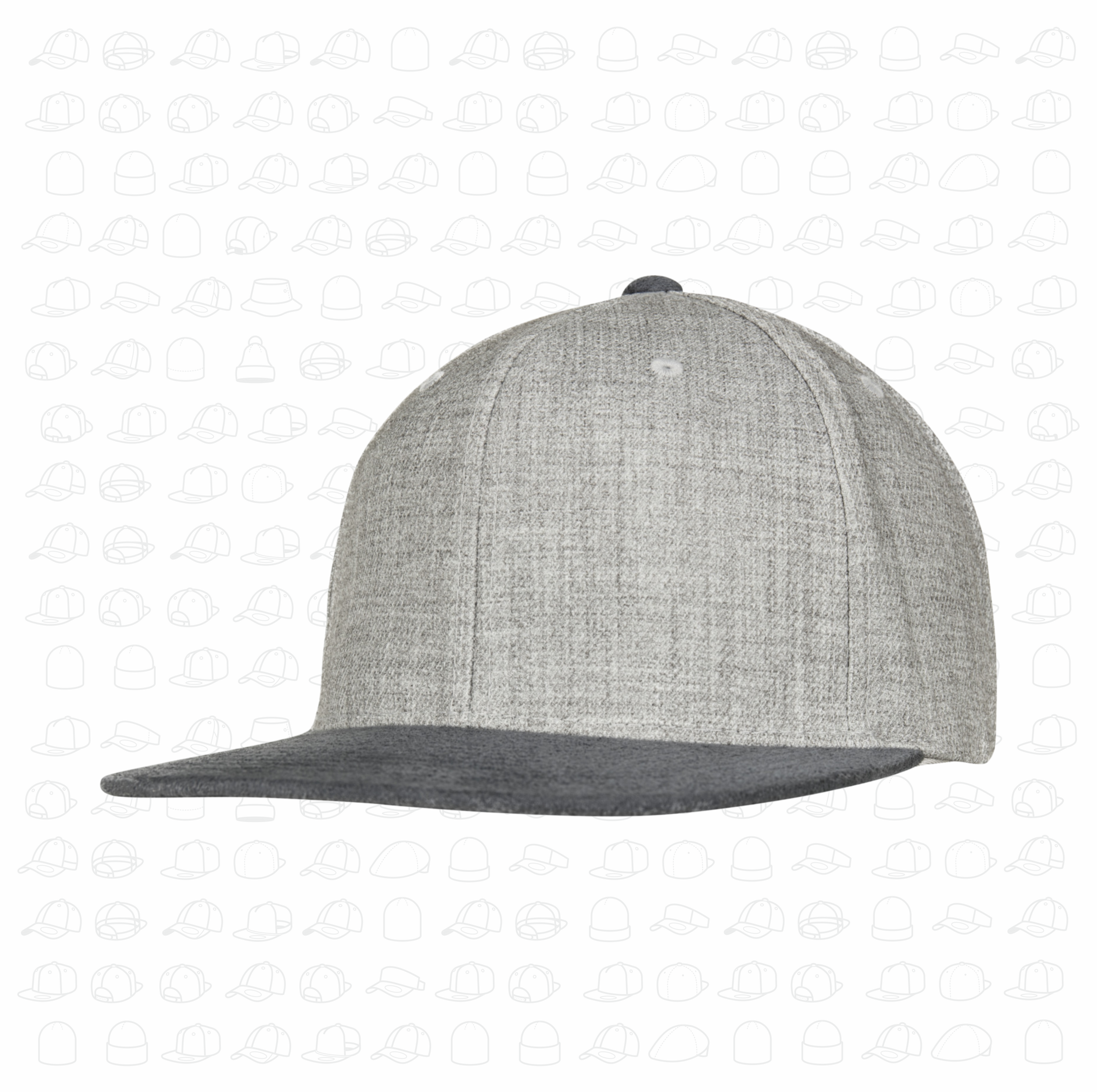 Melange Velour Snapback
