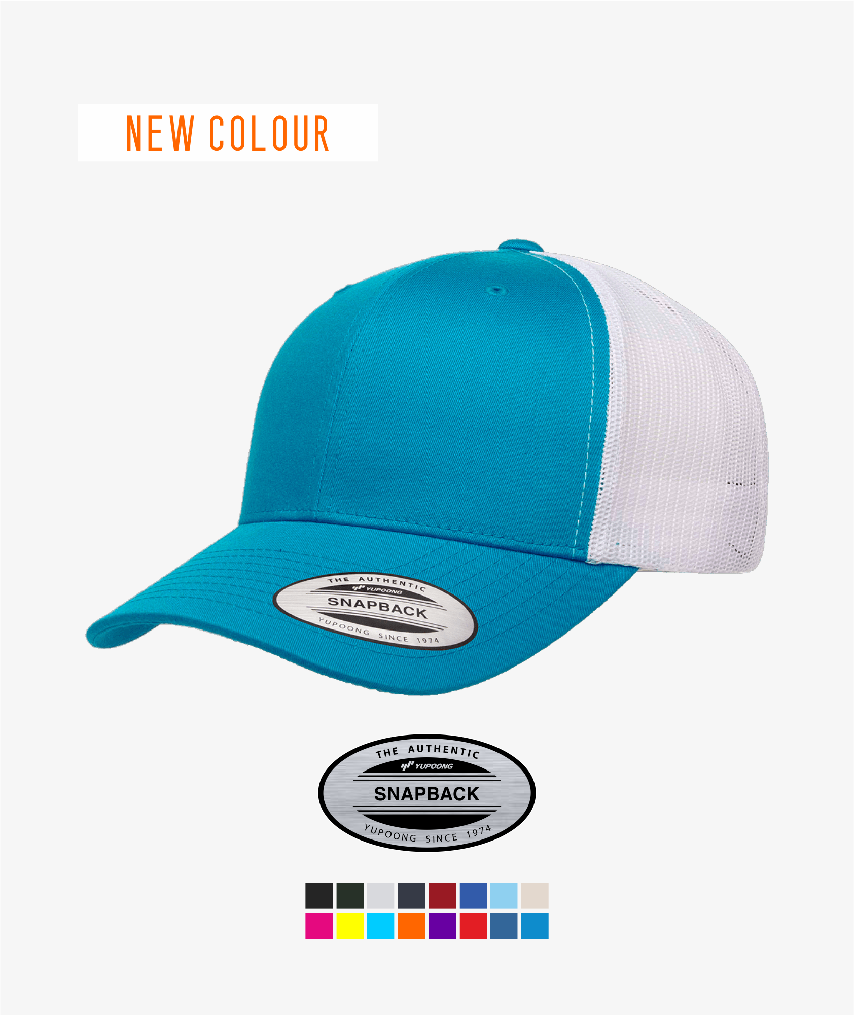 Retro 2 Tone Trucker Cap - 12 Colours