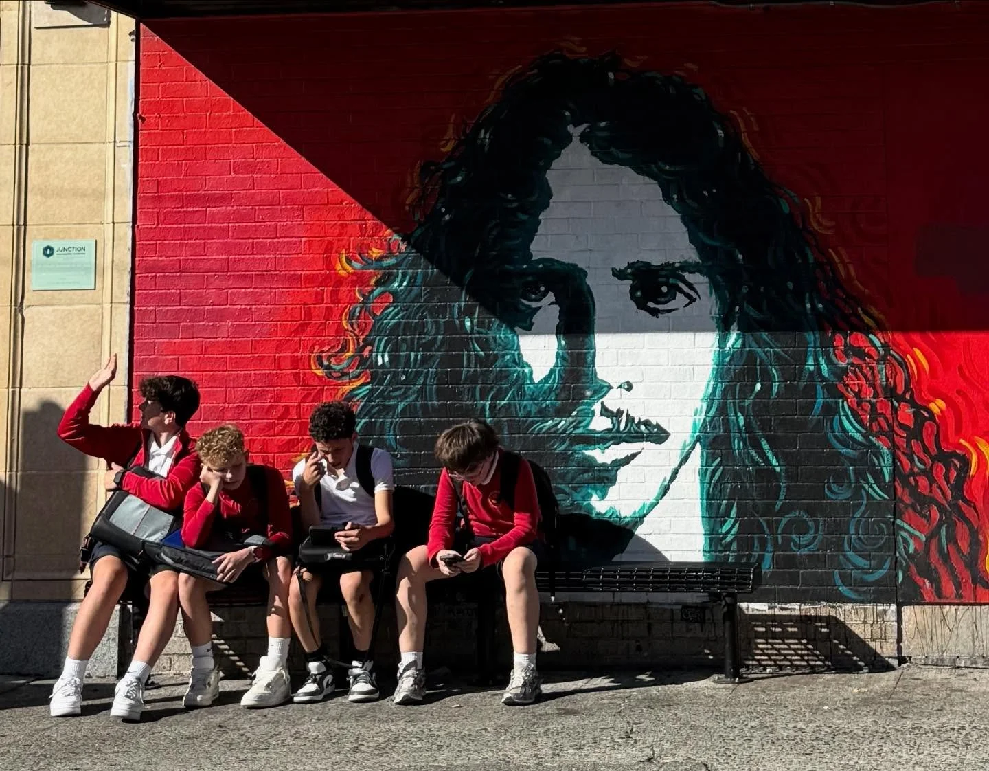 Bus stop kids and @chriscornellofficial