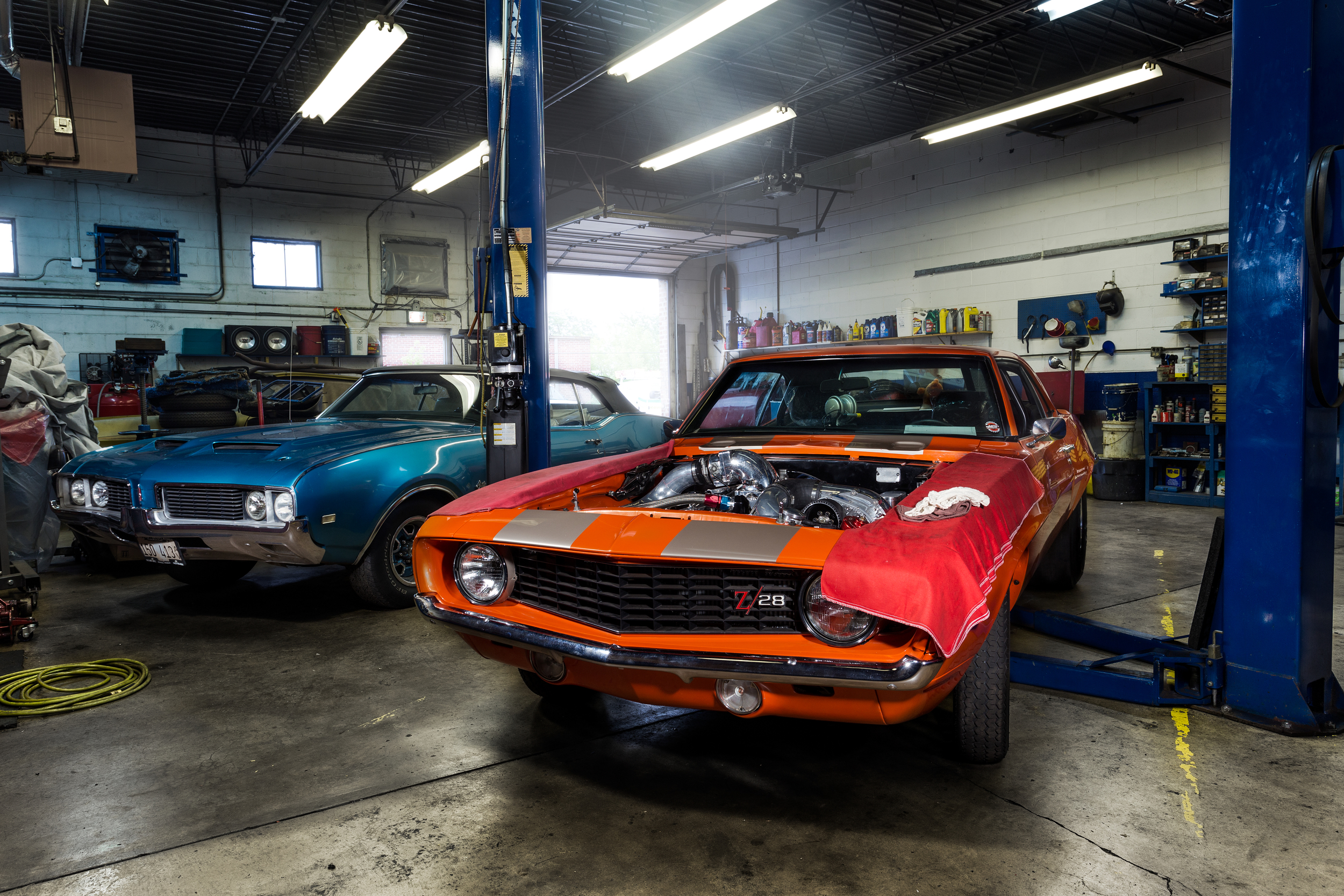 Custom '69 Z28 Camaro at Automotive Engine Specialities