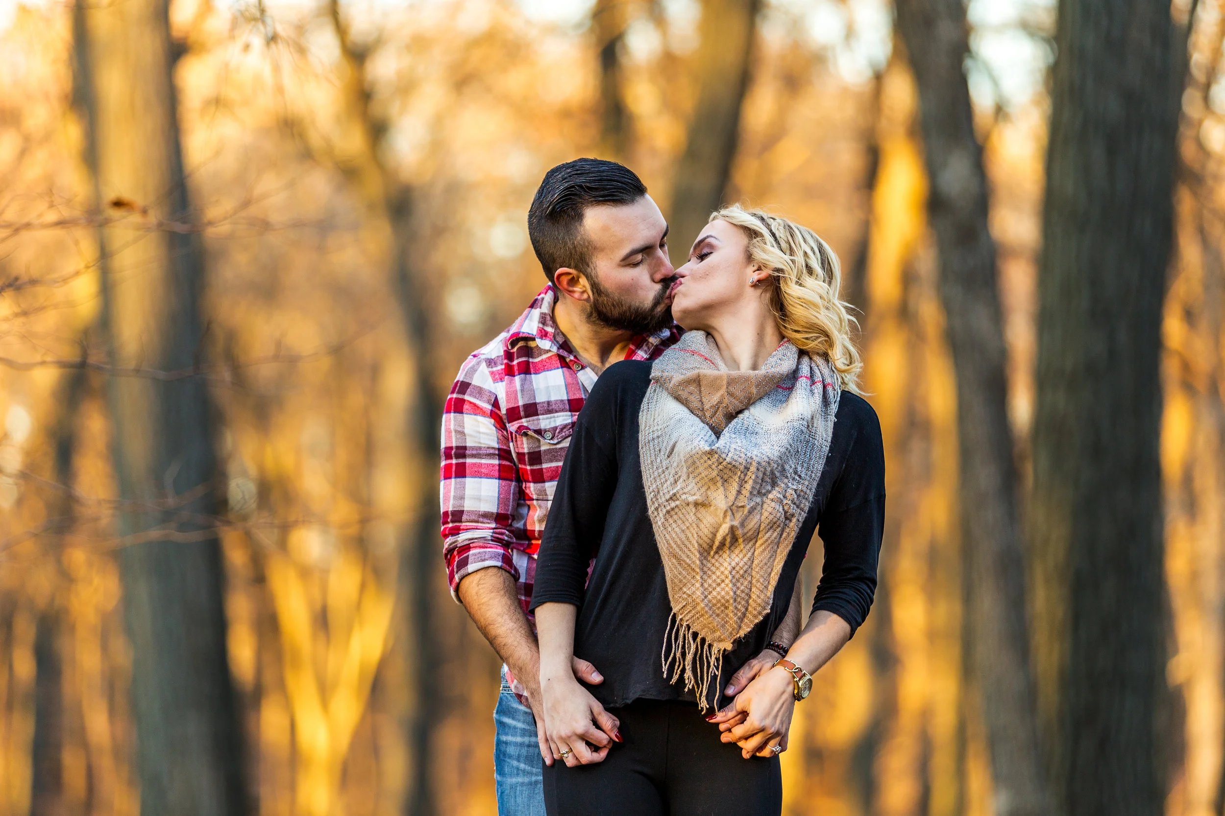 Anthony and Ashley Engagements - Morton Arb