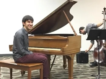 Glenn Zaleski, piano, with Rick Rosato, bass and Colin Stranahan on percussion.