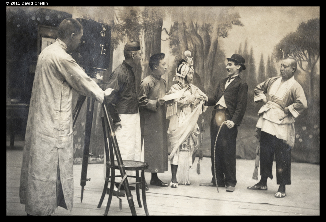 Charle Chaplin with Mei Lanfang -- From the University of Bristol China Collection!