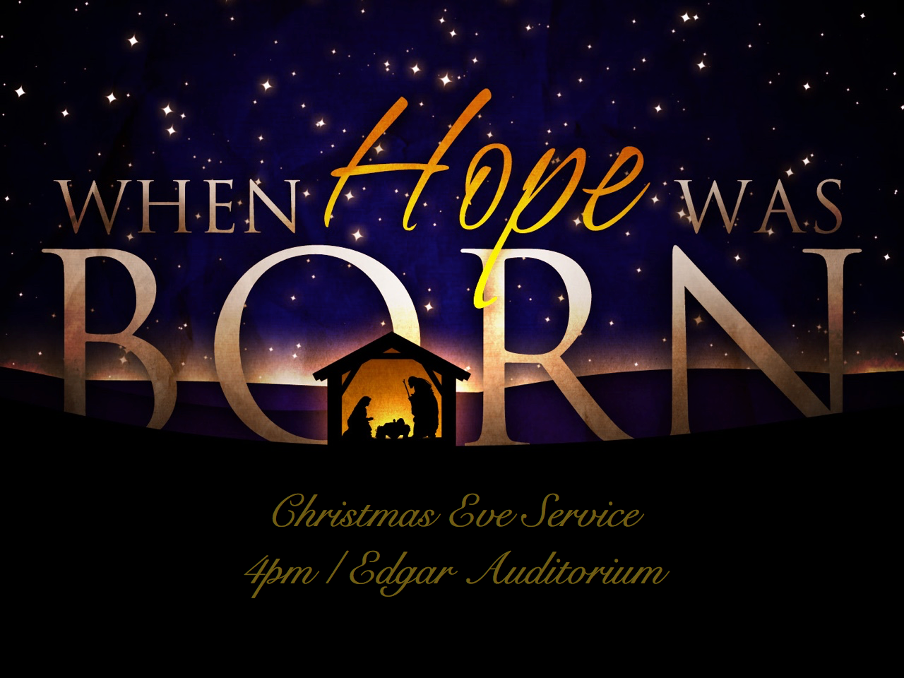 Christmas Eve Service