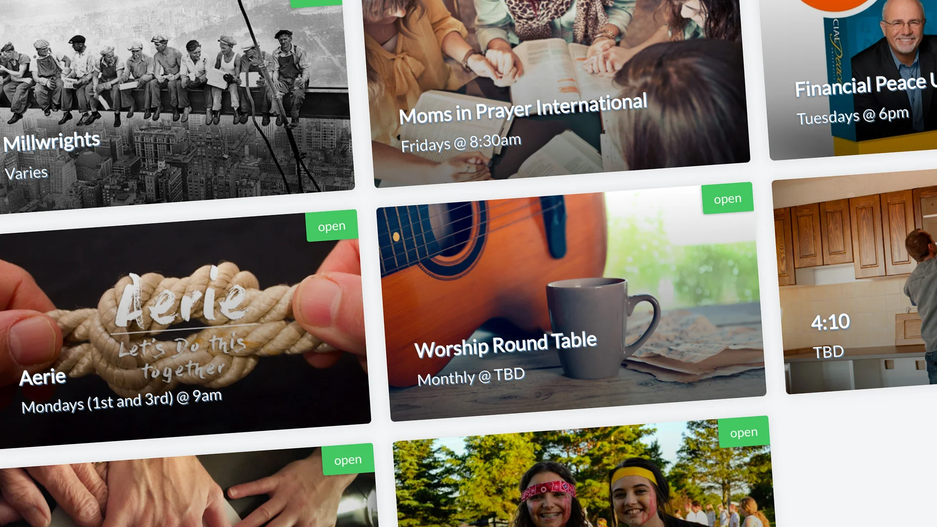 Fall 2017 Groups Listing