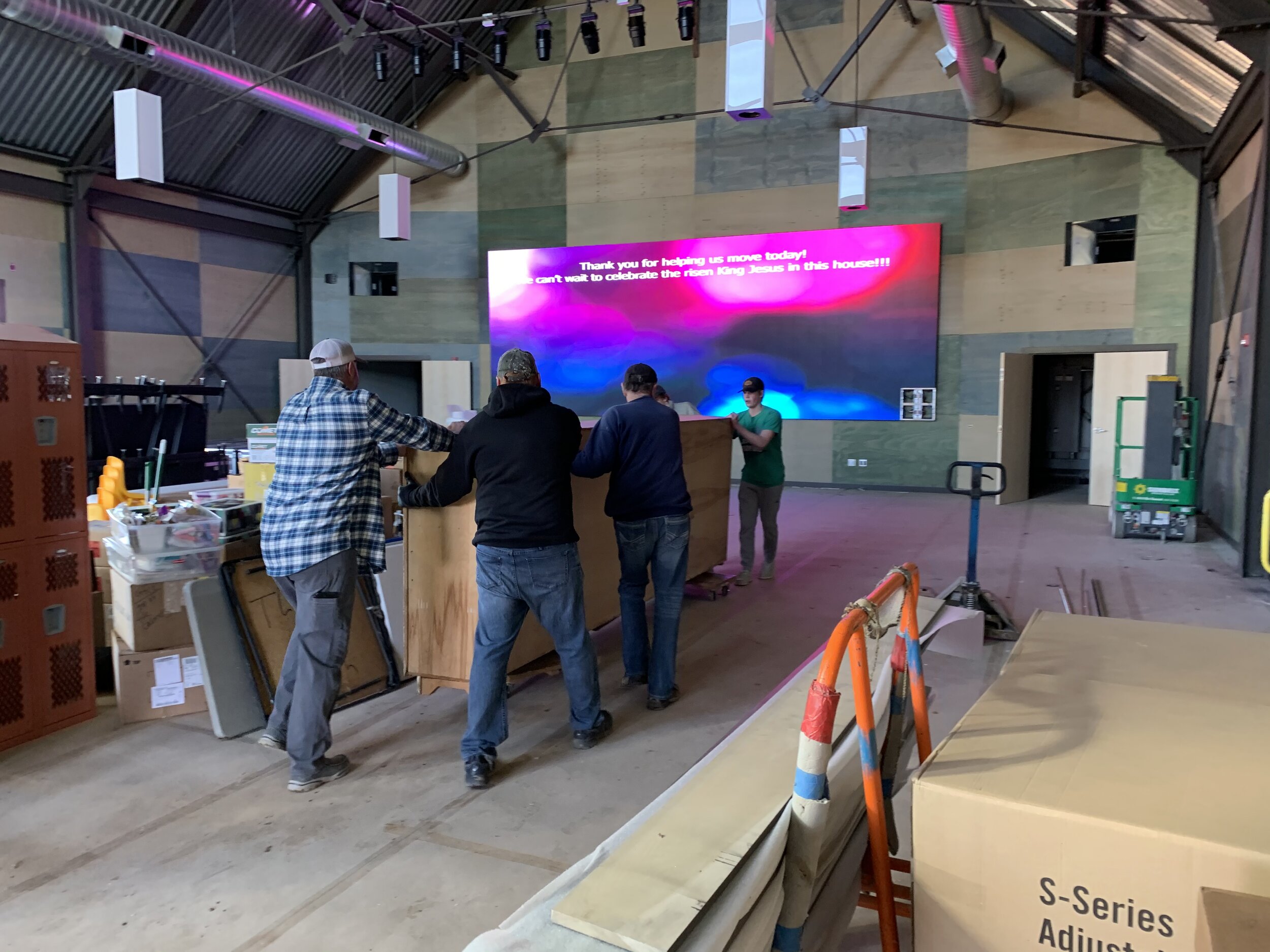 Work Nights at the New Building