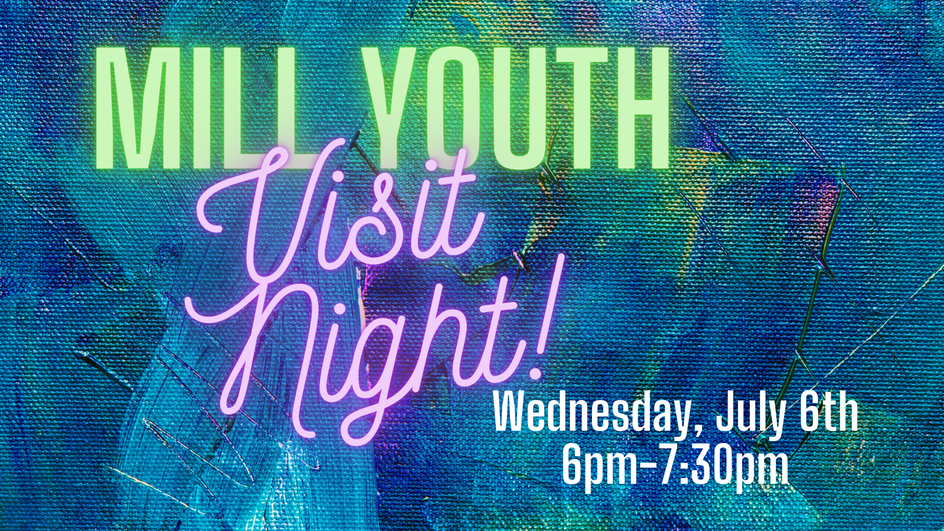 Mill Youth Visit Night!