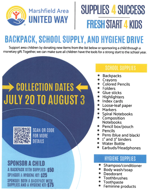 School Supply Drive