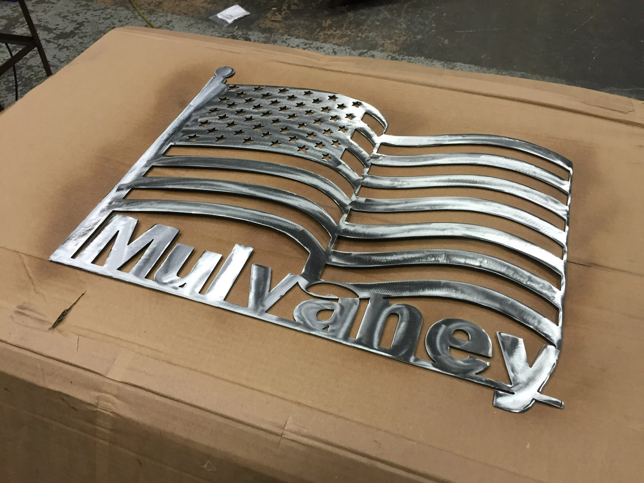 American Flag Sign