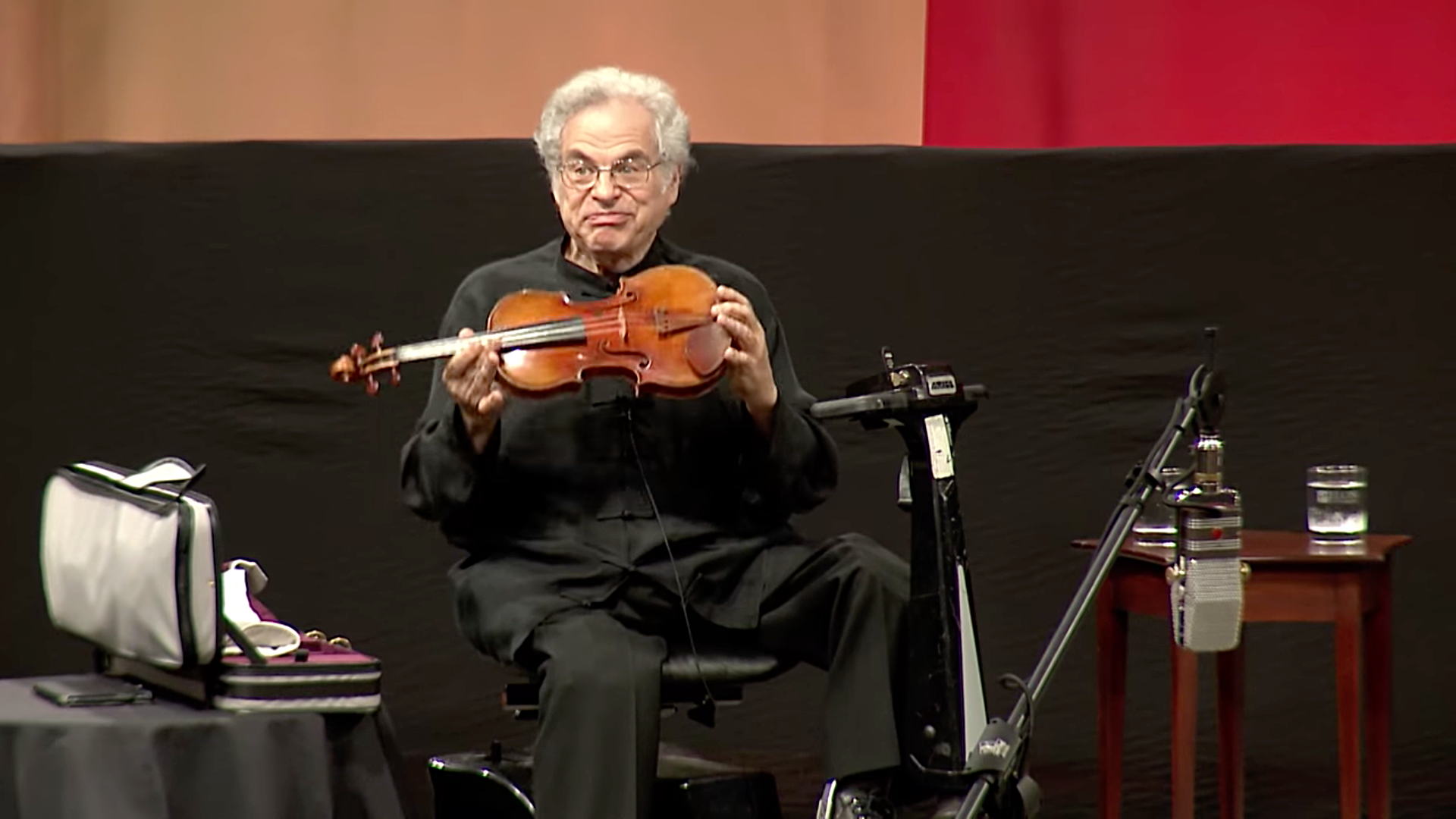 Itzhak Perlman on the origin of his violin