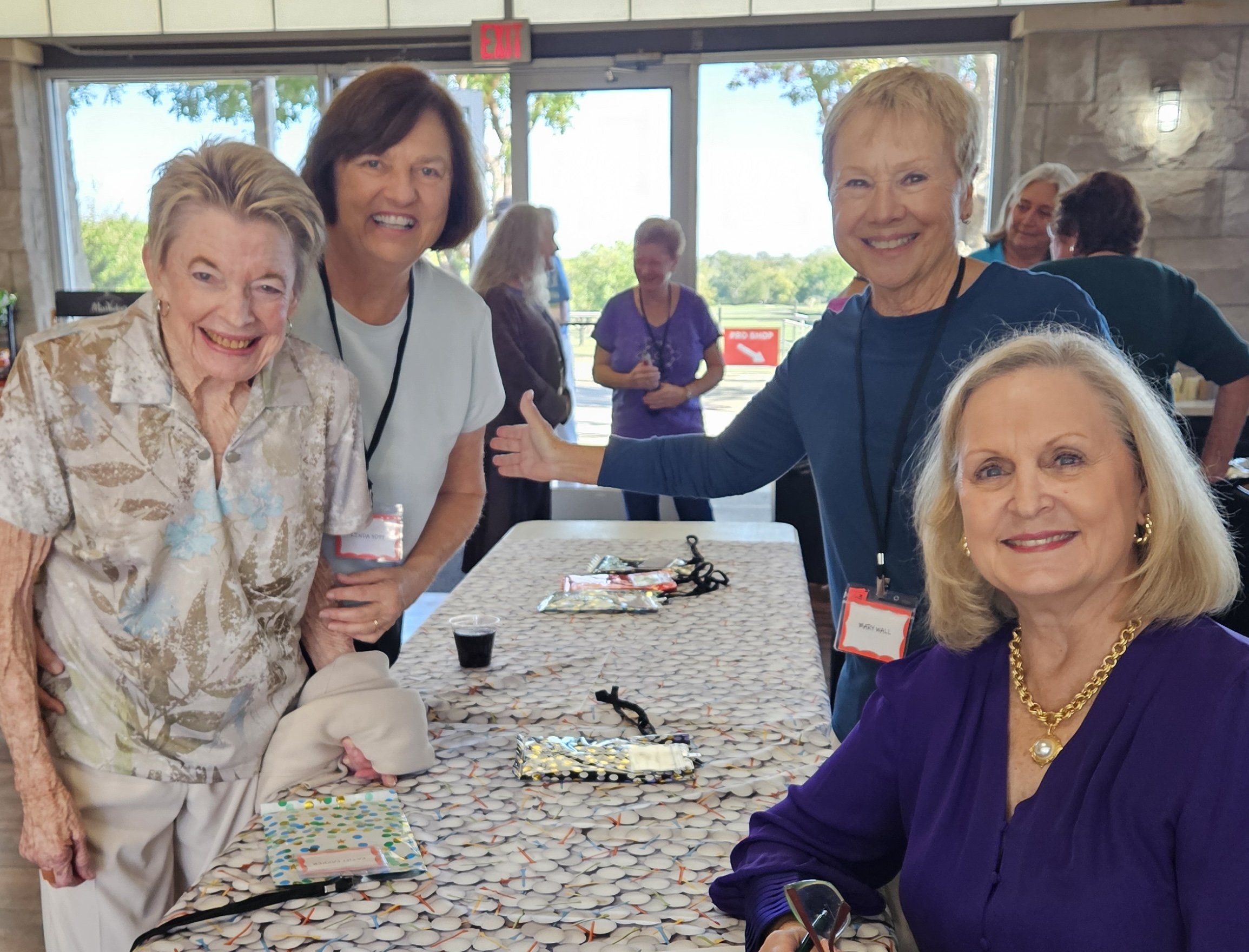 2024 Luncheon - Ina G, Linda Y, Mary W, Carol R