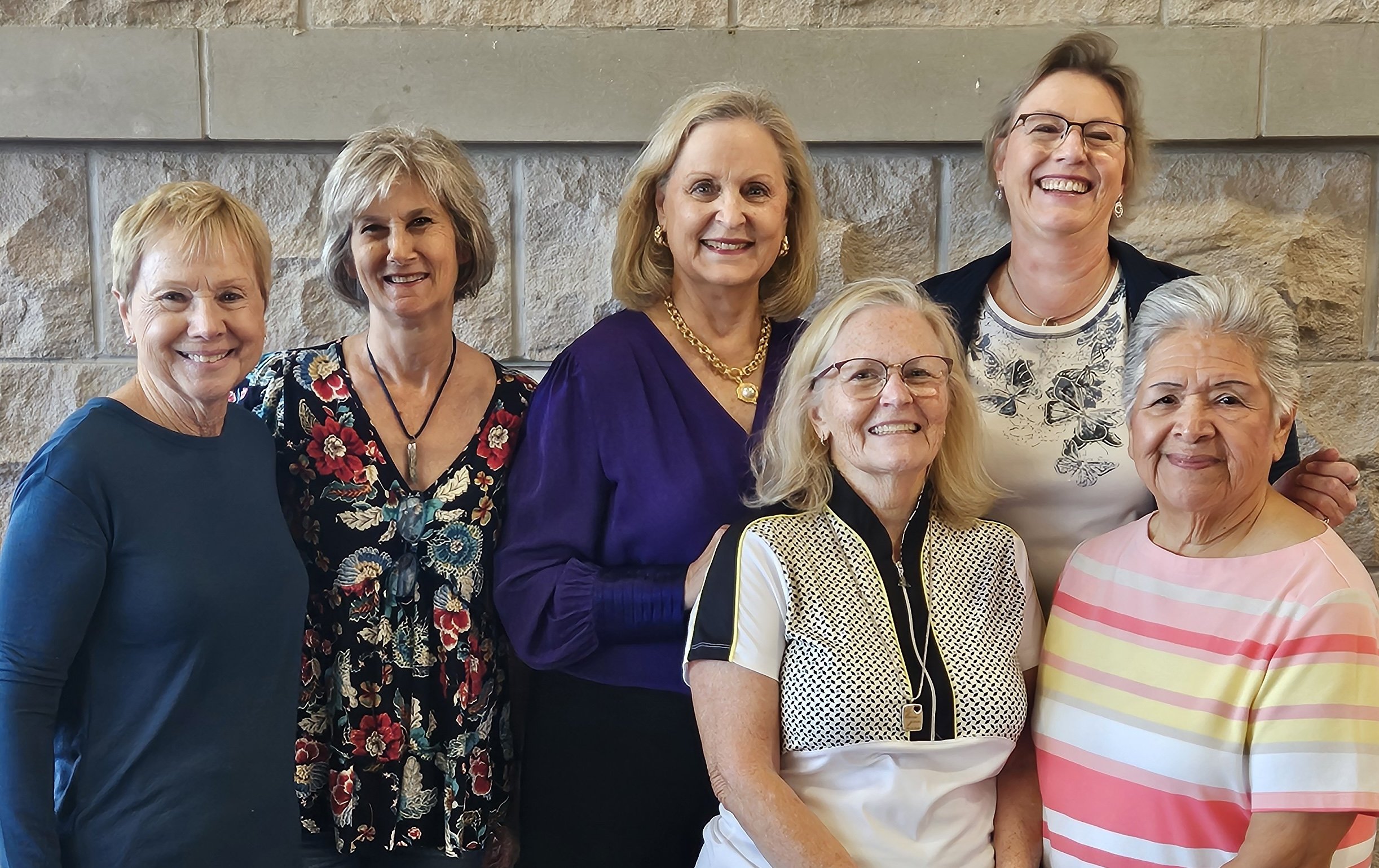 2024 Luncheon - Mary W, Karrie W, Carol R, Kathy C, Libby C, Gloria S