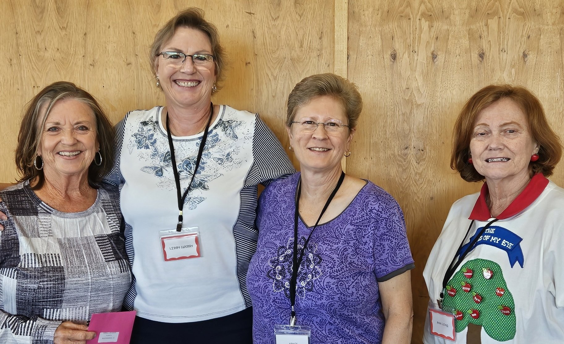 2024 Luncheon - Billie K, Libby C, Nancy K, Ann L