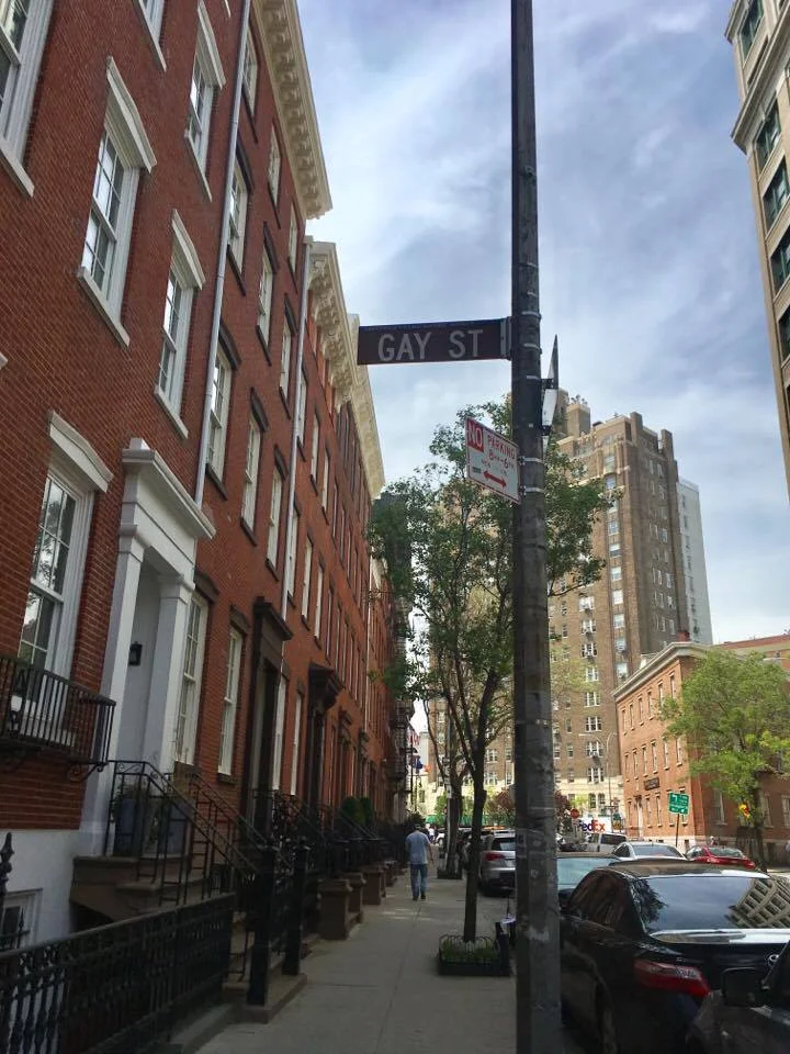 Gay Street near Waverly Place in Greenwich Village, Manhattan.