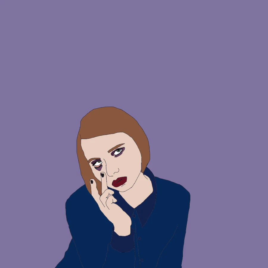 Purple Gal (Based on 'Monochromatic' by Amanda Jasnowski) — May 2017