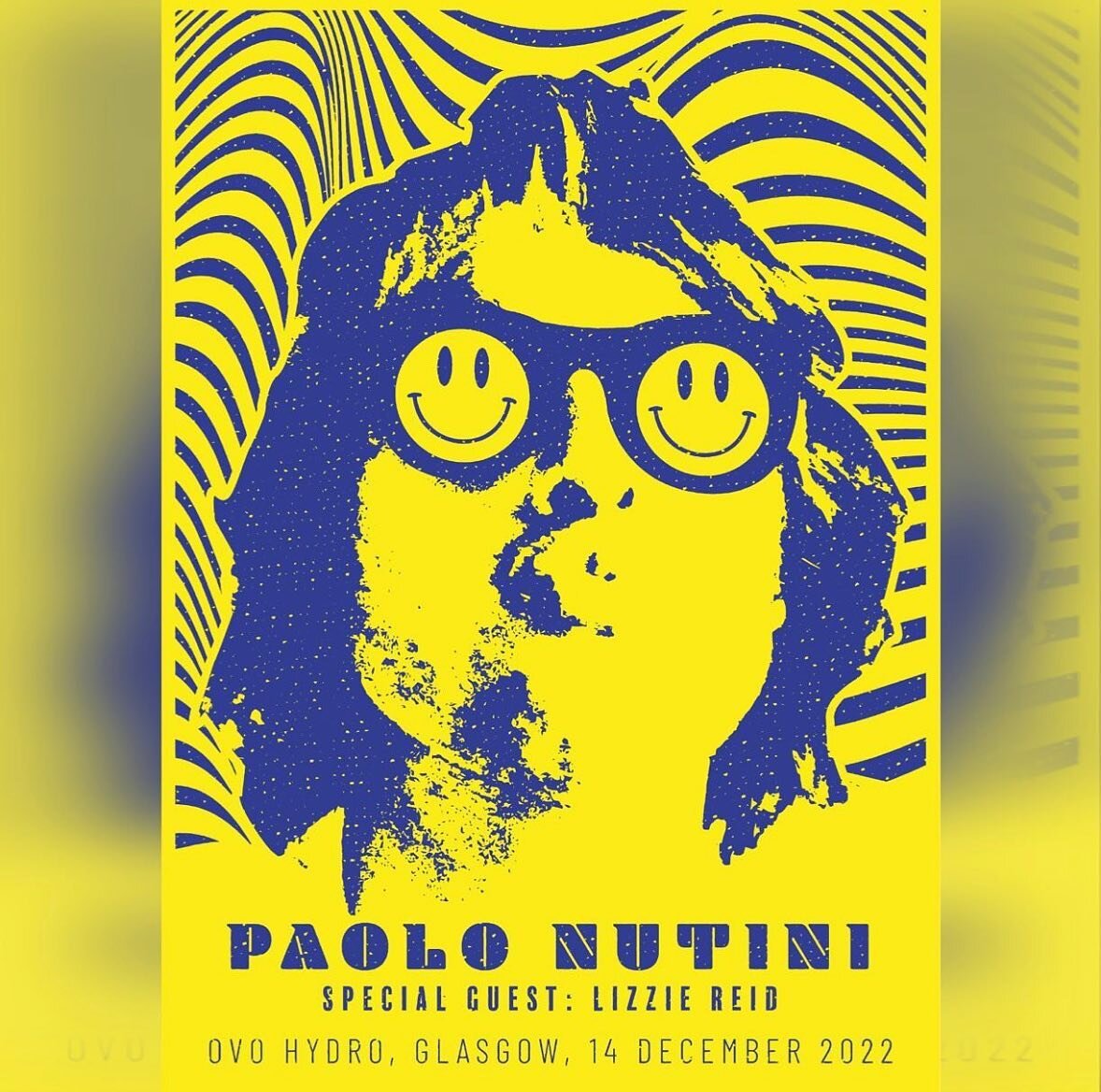 More #gigposter art for @paolonutini. 
A2 size, only available from merch stand tonight at @ovohydro.

#gigposters #glasgow