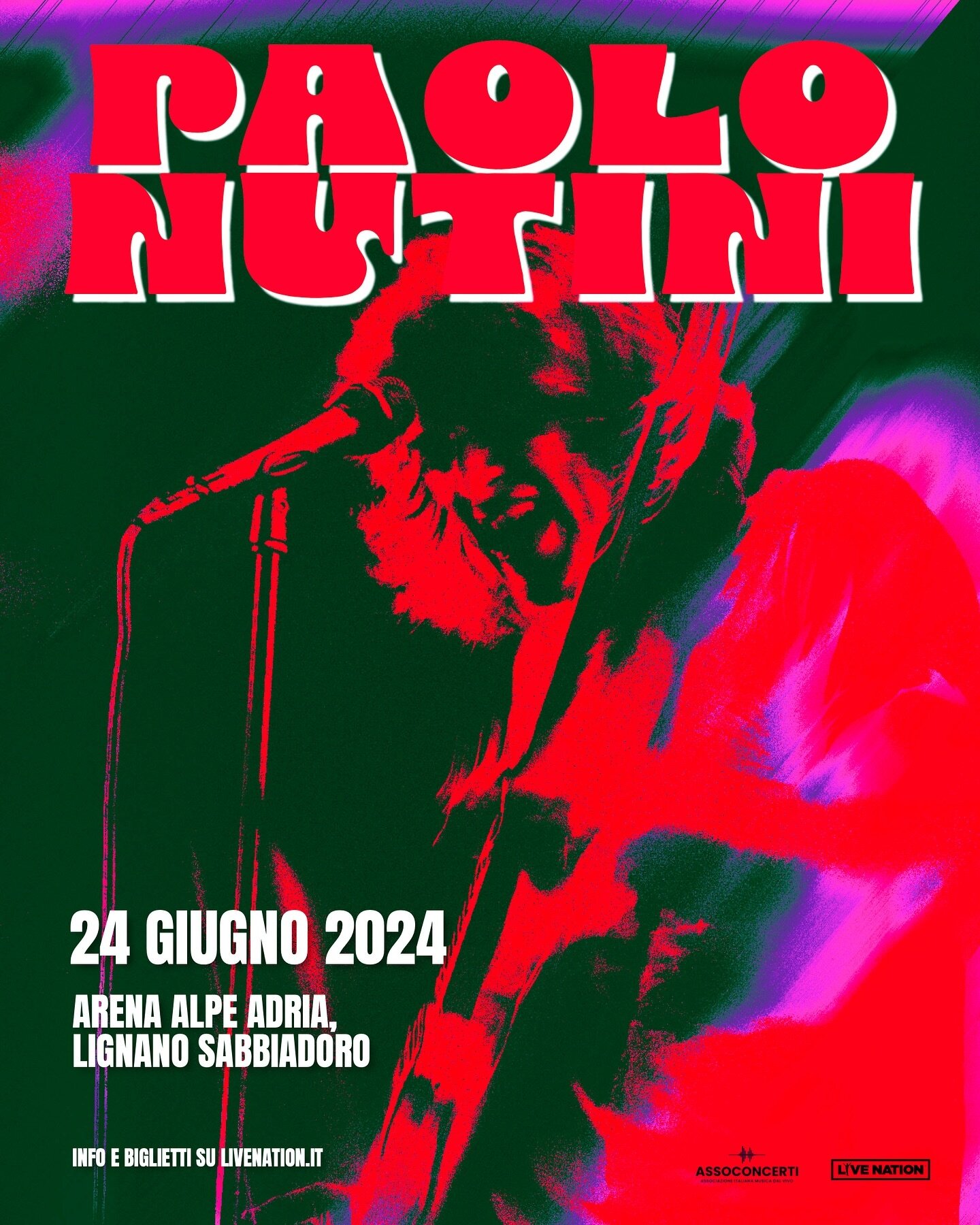 Artwork for new promotion poster for @paolonutini 🎸 
#gigposter