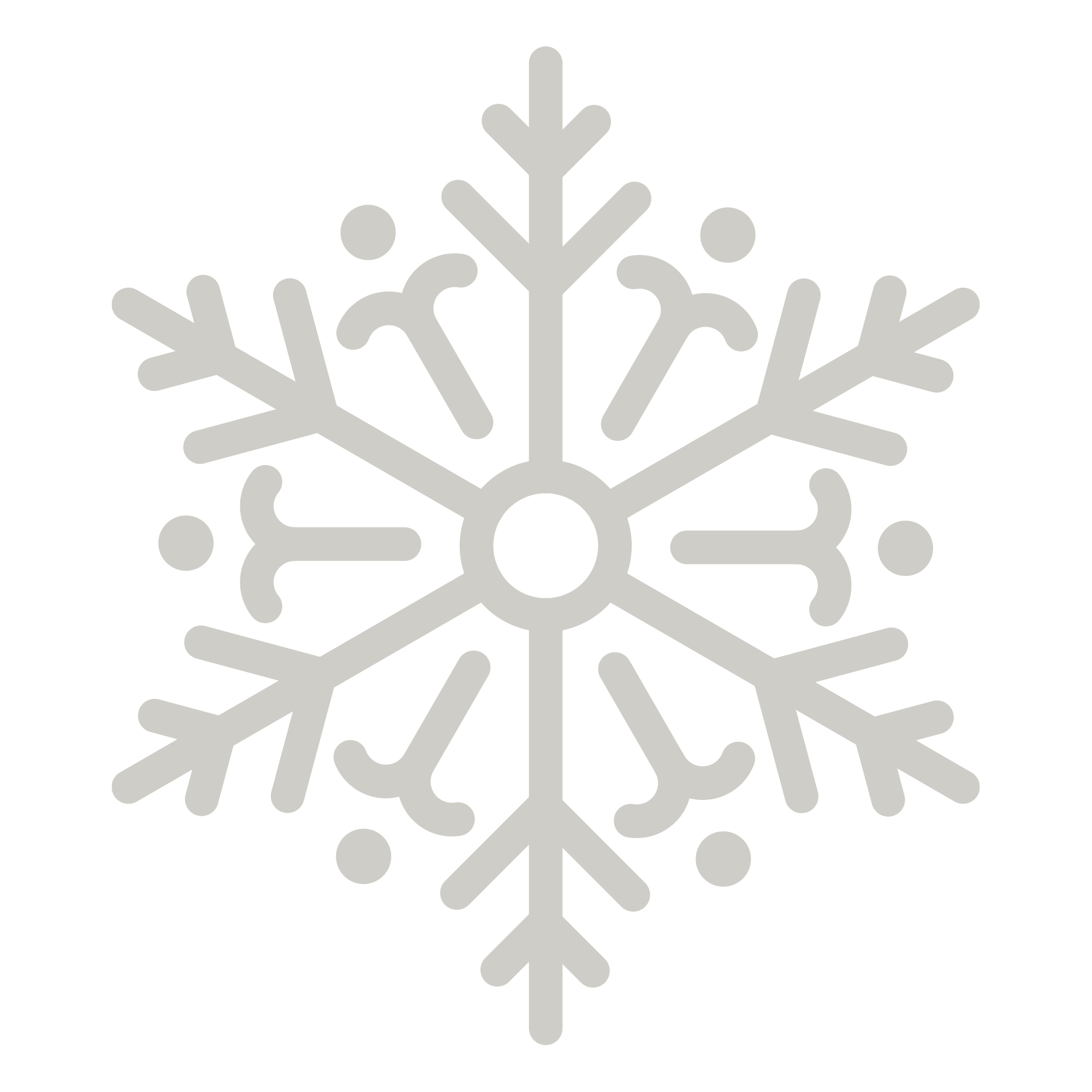 Illustration of a snowflake with a black background.