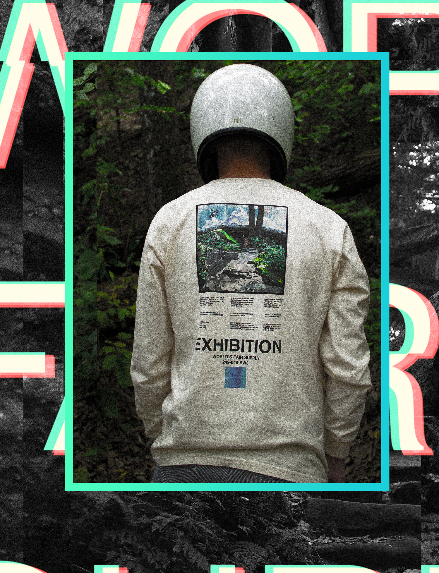 i. the most dangerous game exhibition garment (2017) — WORLD'S FAIR SUPPLY  | A GARMENT COMPANY. 249-048-SW3.
