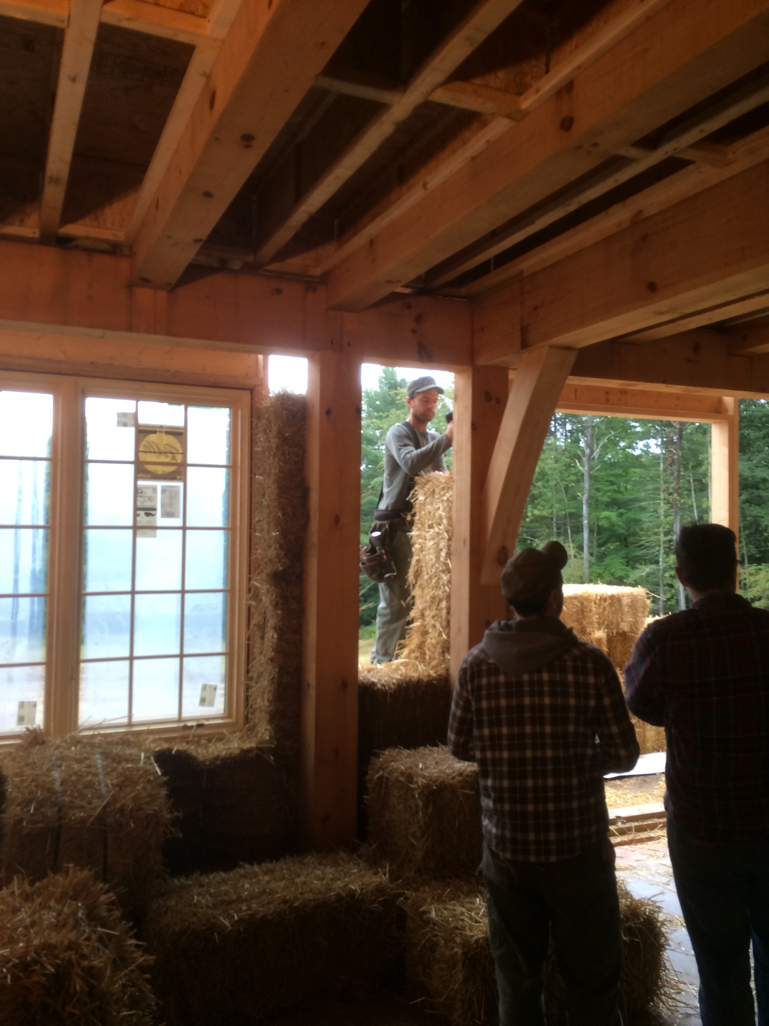 Straw Bale and Timber Residence