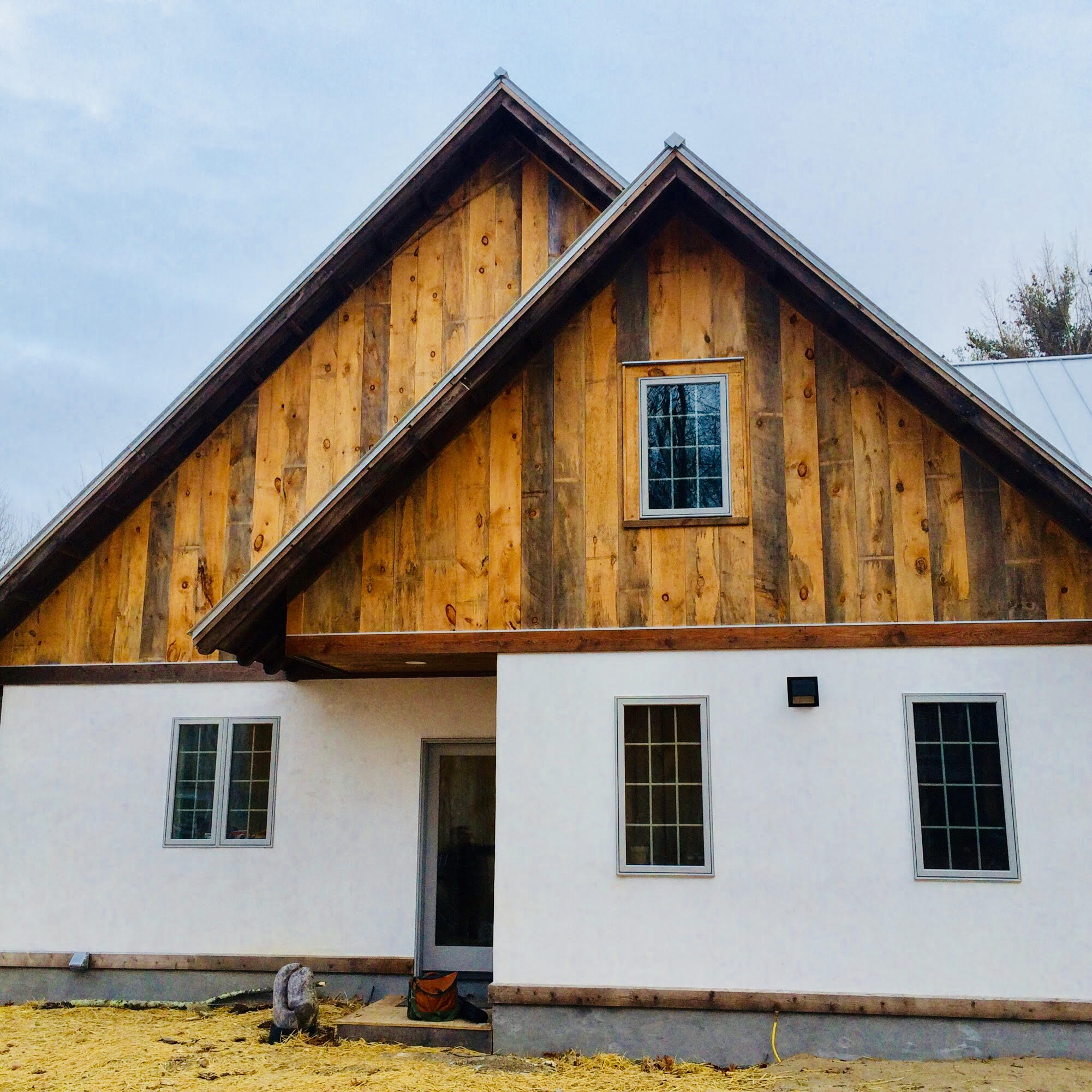 Straw Bale and Timber Residence