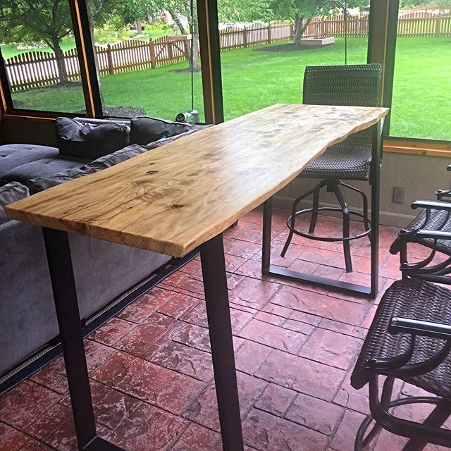 Australian Knotty Pine Pub Table.