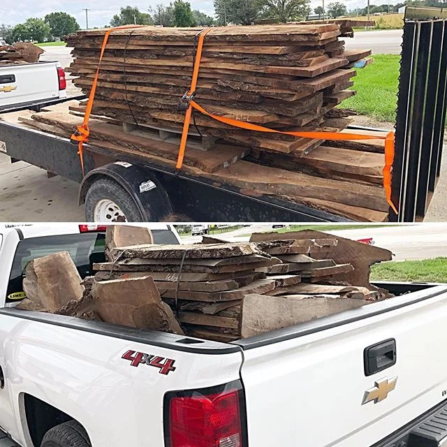 New load of Walnut Slabs for Charcuterie Boards