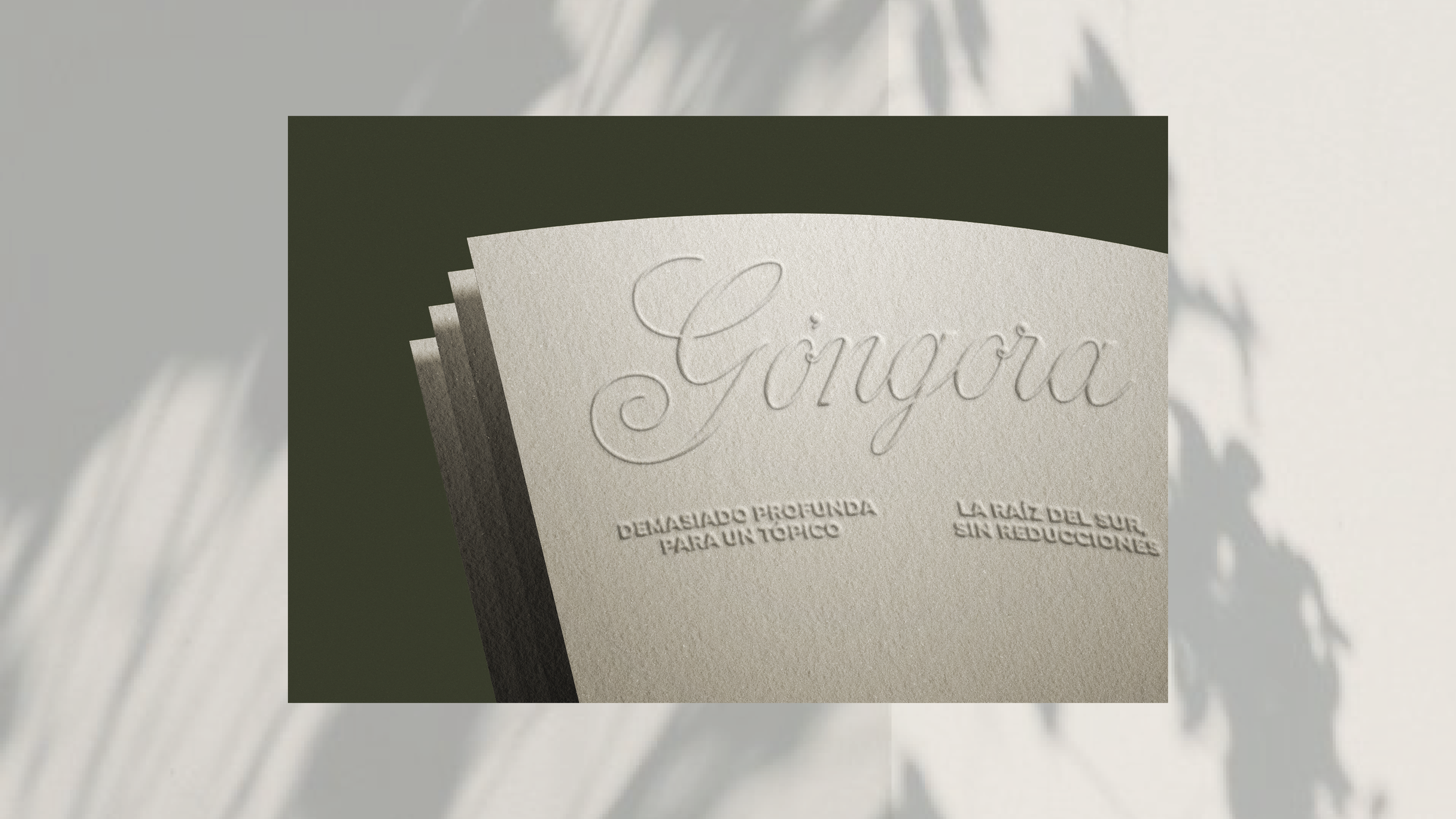 GÓNGORA | Branding