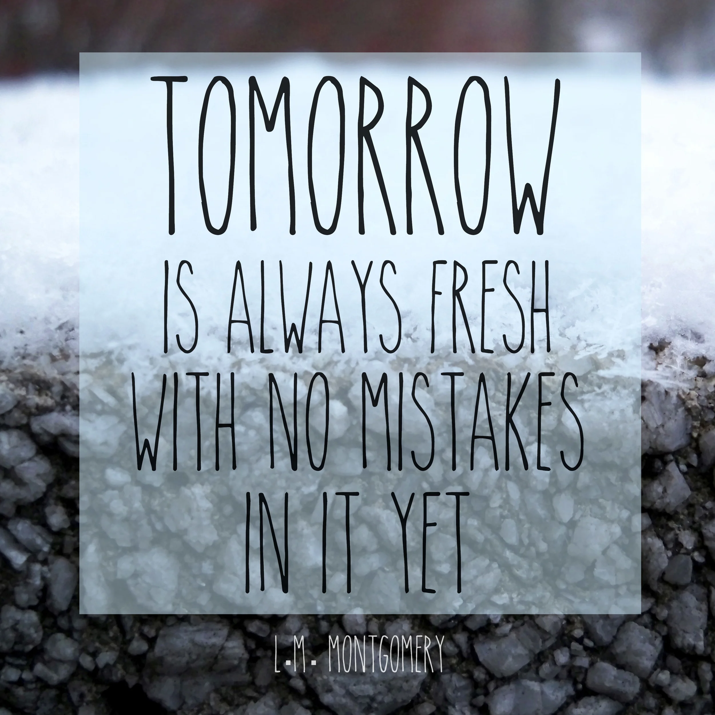 Tomorrow is Always Fresh
