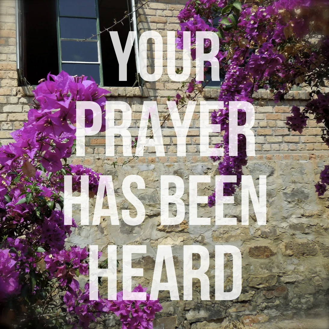 Your Prayer Has Been Heard