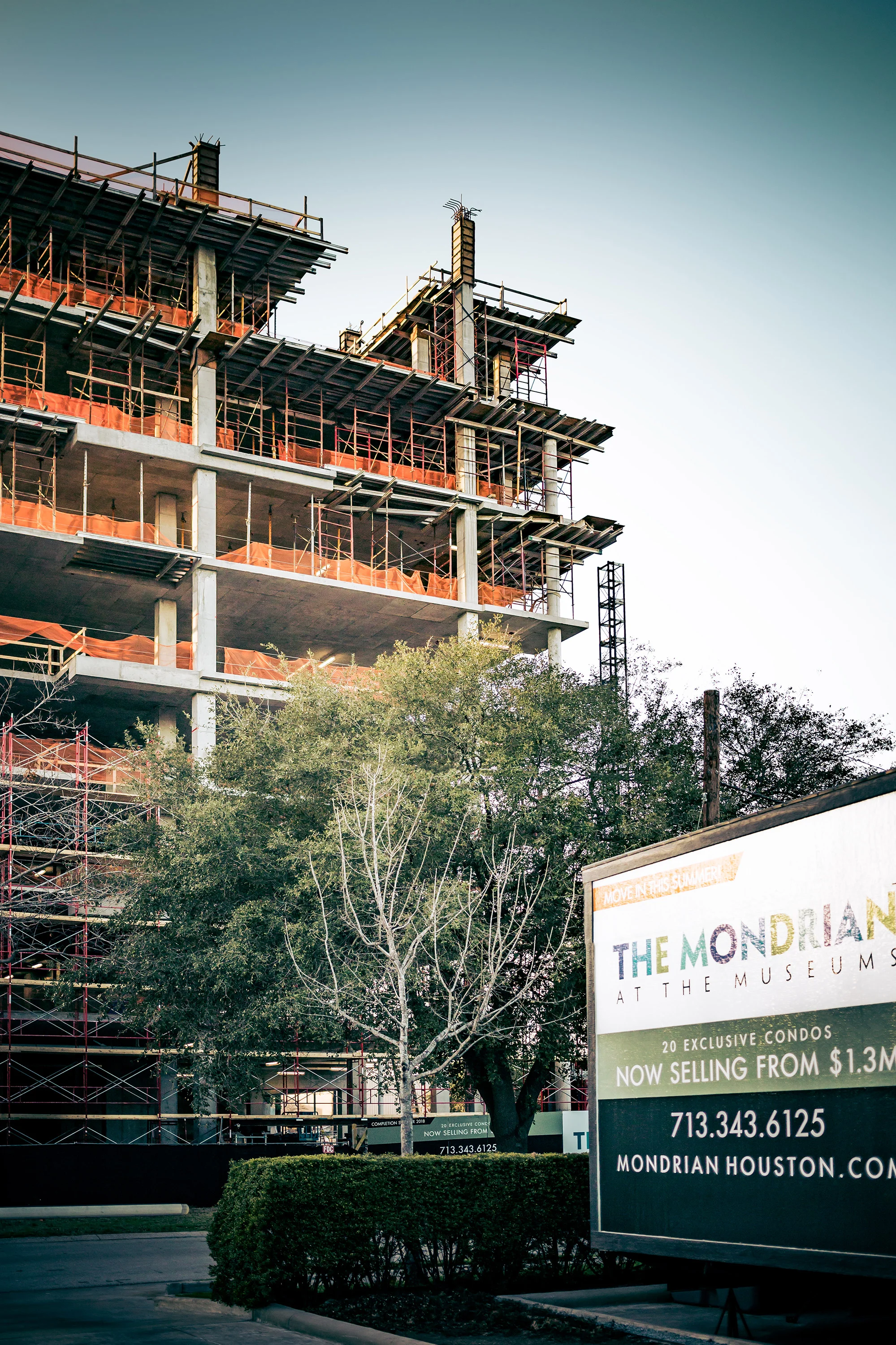 Mondrian at the Musuems—Construction Progress, Feb 2018
