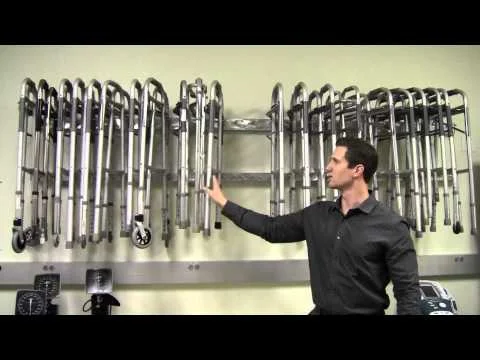 Werth Rack: A Wall-Mounted Walker Storage Solution