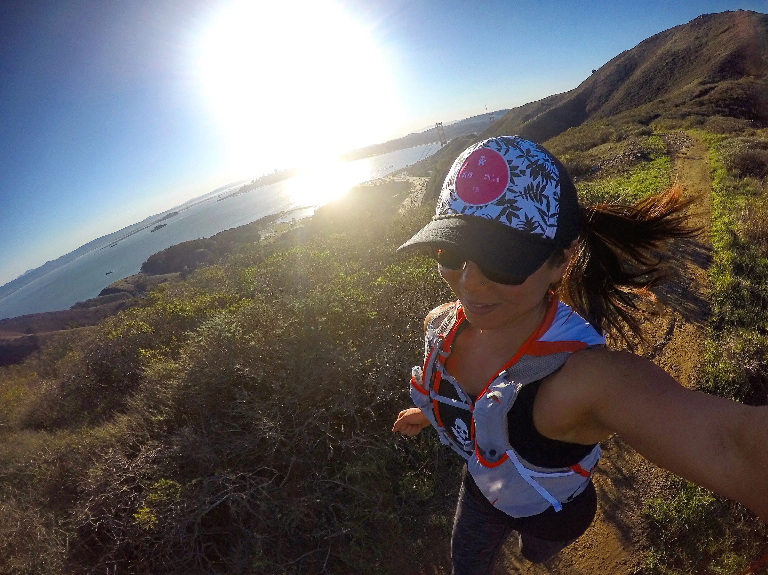 SCA trail along Marin Headlands...