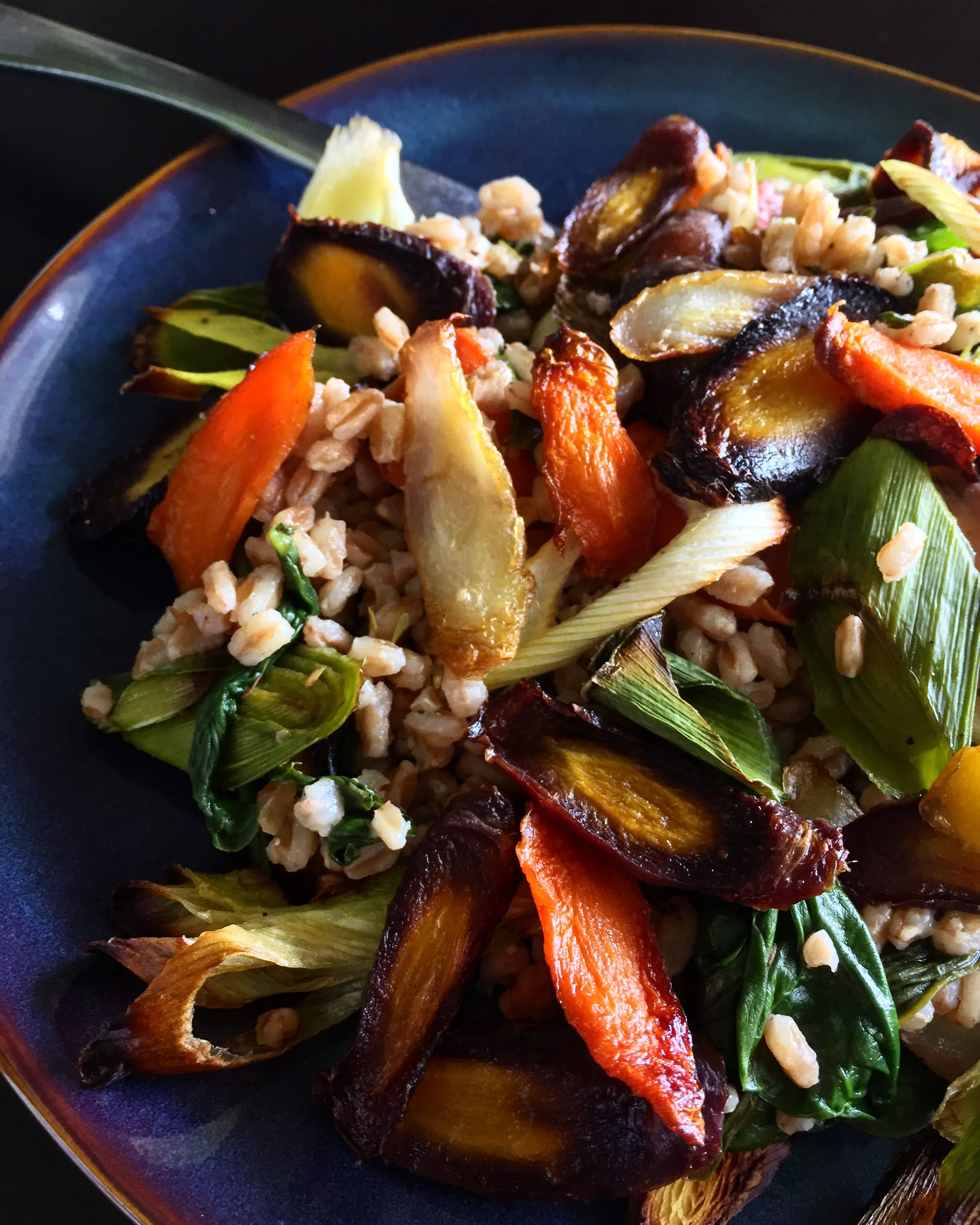 So many beautiful colors and textures in this dish!