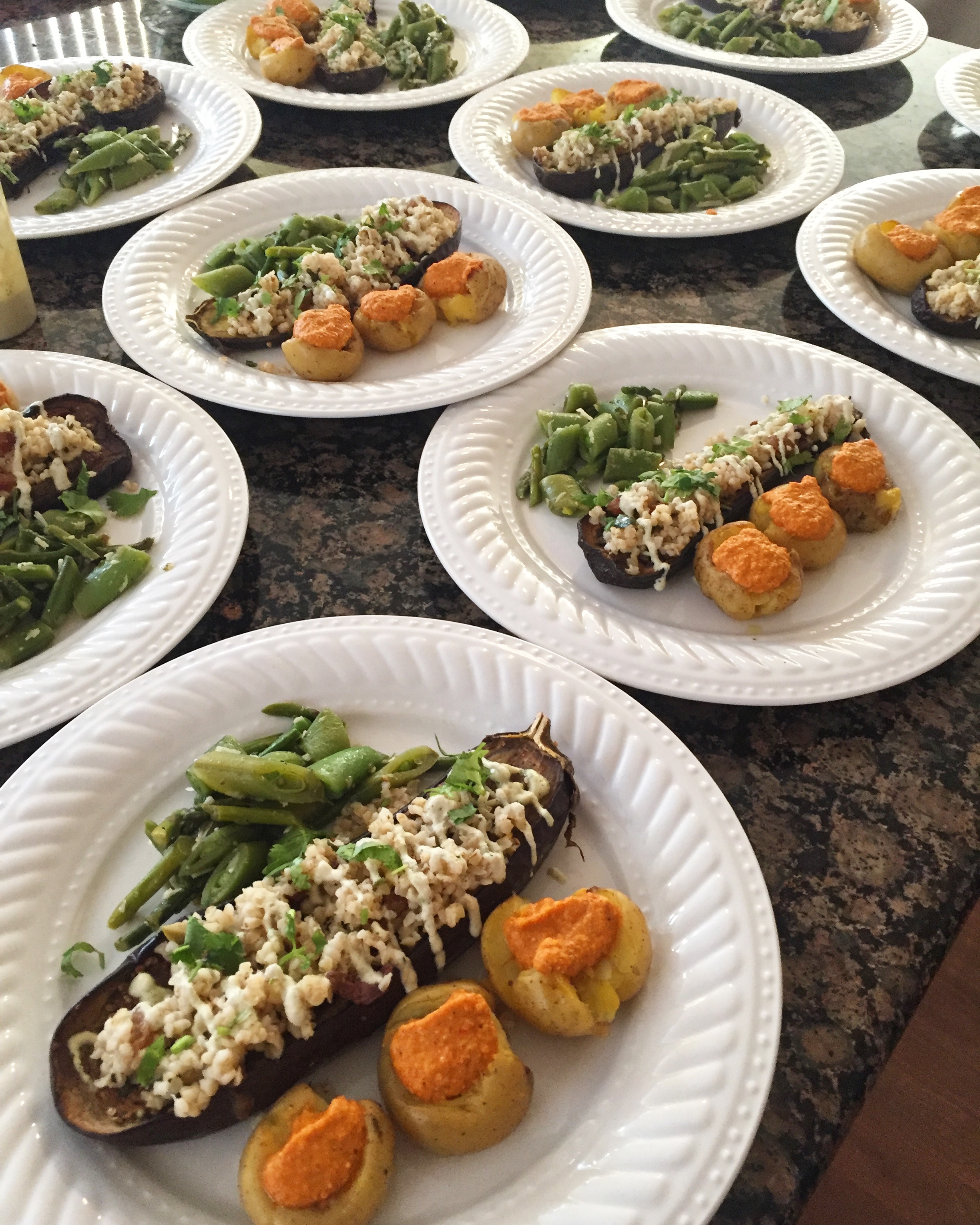 Chermoula Roasted Eggplant.